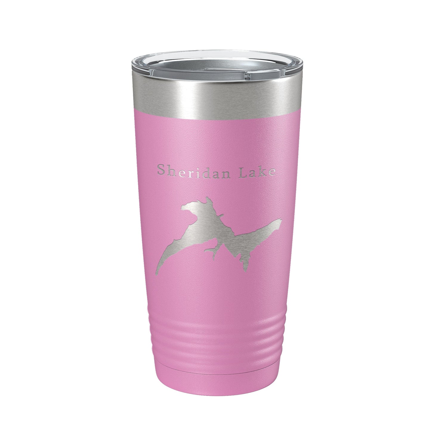 Sheridan Lake Map Tumbler Travel Mug Insulated Laser Engraved Coffee Cup South Dakota 20 oz-14