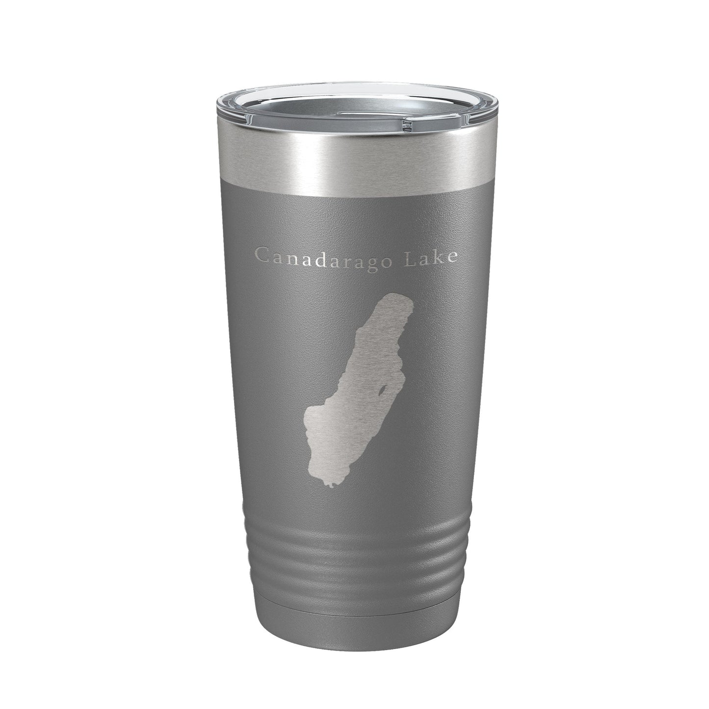 Canadarago Lake Map Tumbler Travel Mug Insulated Laser Engraved Coffee Cup New York 20 oz-16
