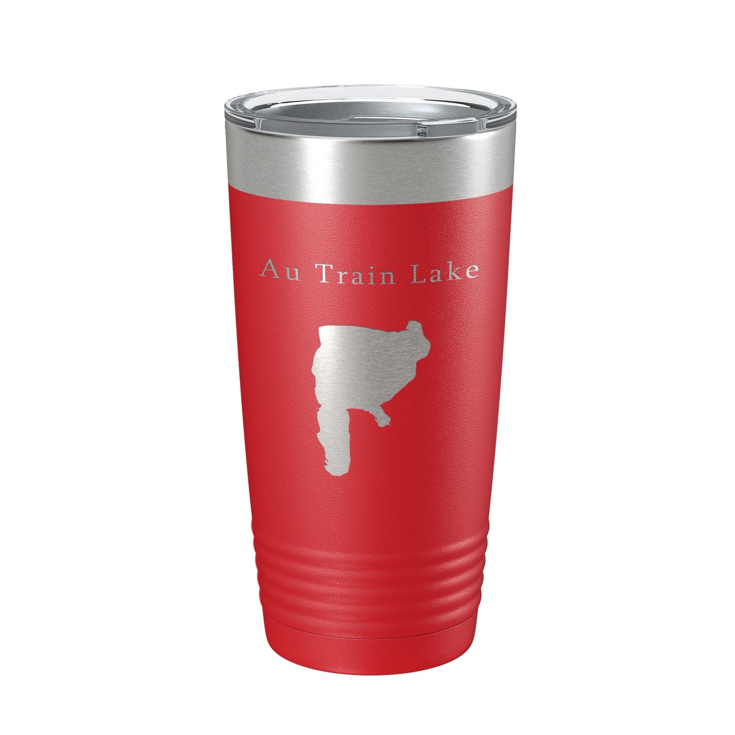 Au Train Lake Map Tumbler Travel Mug Insulated Laser Engraved Coffee Cup Michigan 20 oz-10