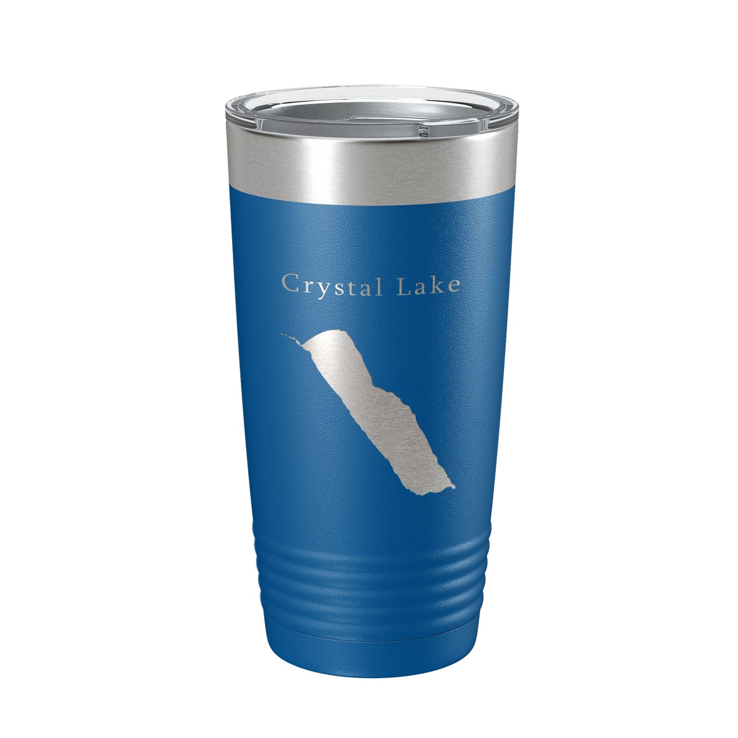 Crystal Lake Map Tumbler Travel Mug Insulated Laser Engraved Coffee Cup Vermont 20 oz-6