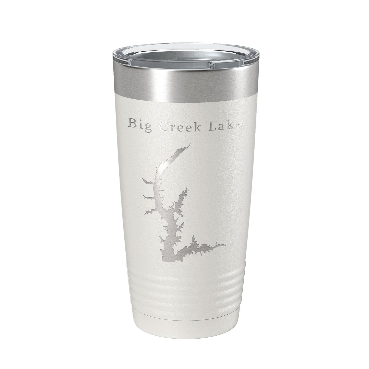 Big Creek Lake Map Tumbler Travel Mug Insulated Laser Engraved Coffee Cup Alabama 20 oz-7