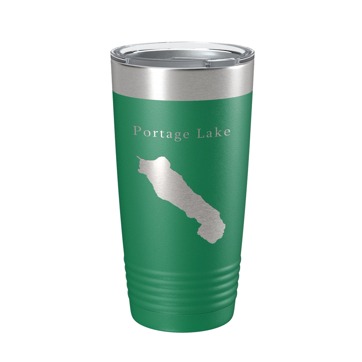 Portage Lake Map Tumbler Travel Mug Insulated Laser Engraved Coffee Cup Alaska 20 oz-9