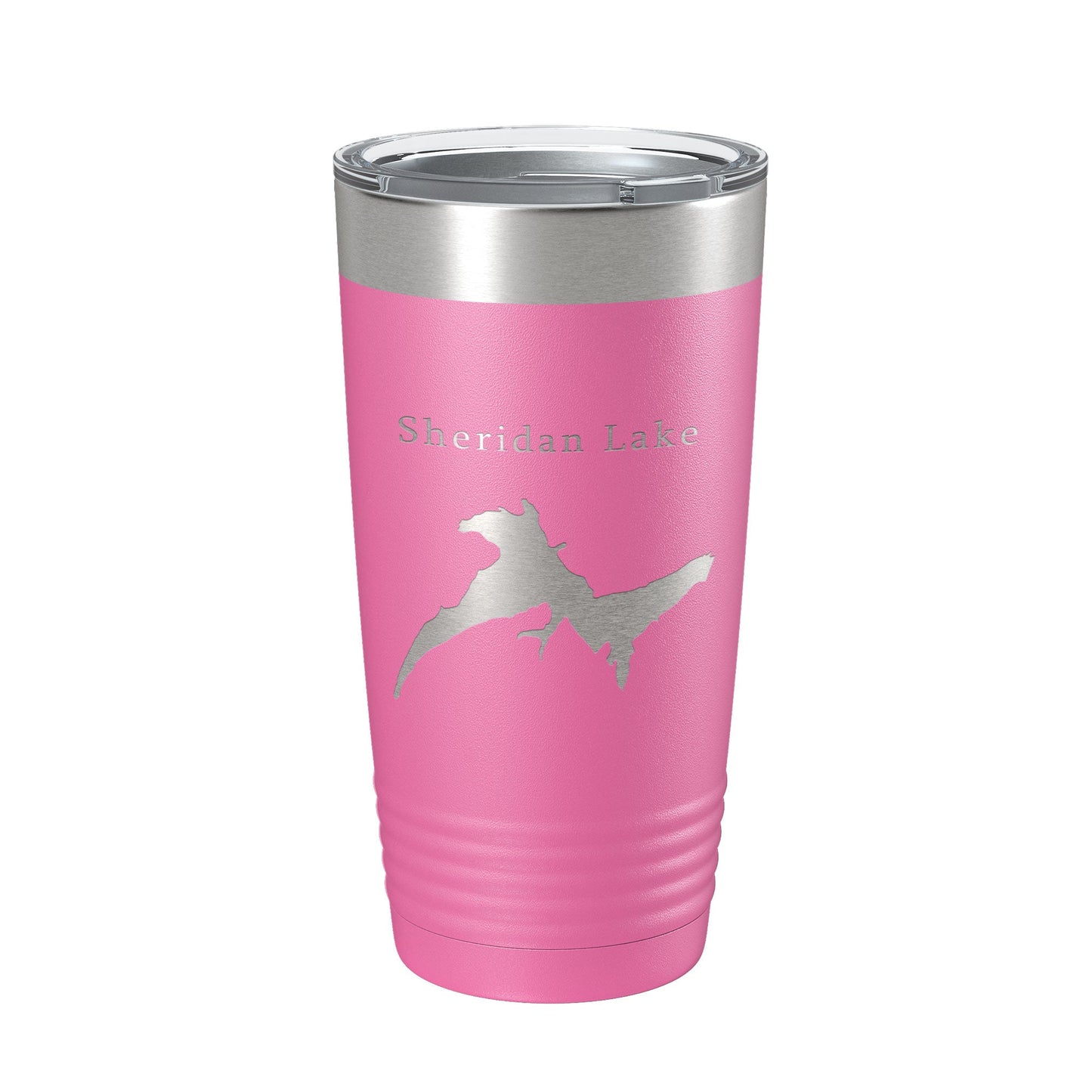 Sheridan Lake Map Tumbler Travel Mug Insulated Laser Engraved Coffee Cup South Dakota 20 oz-11