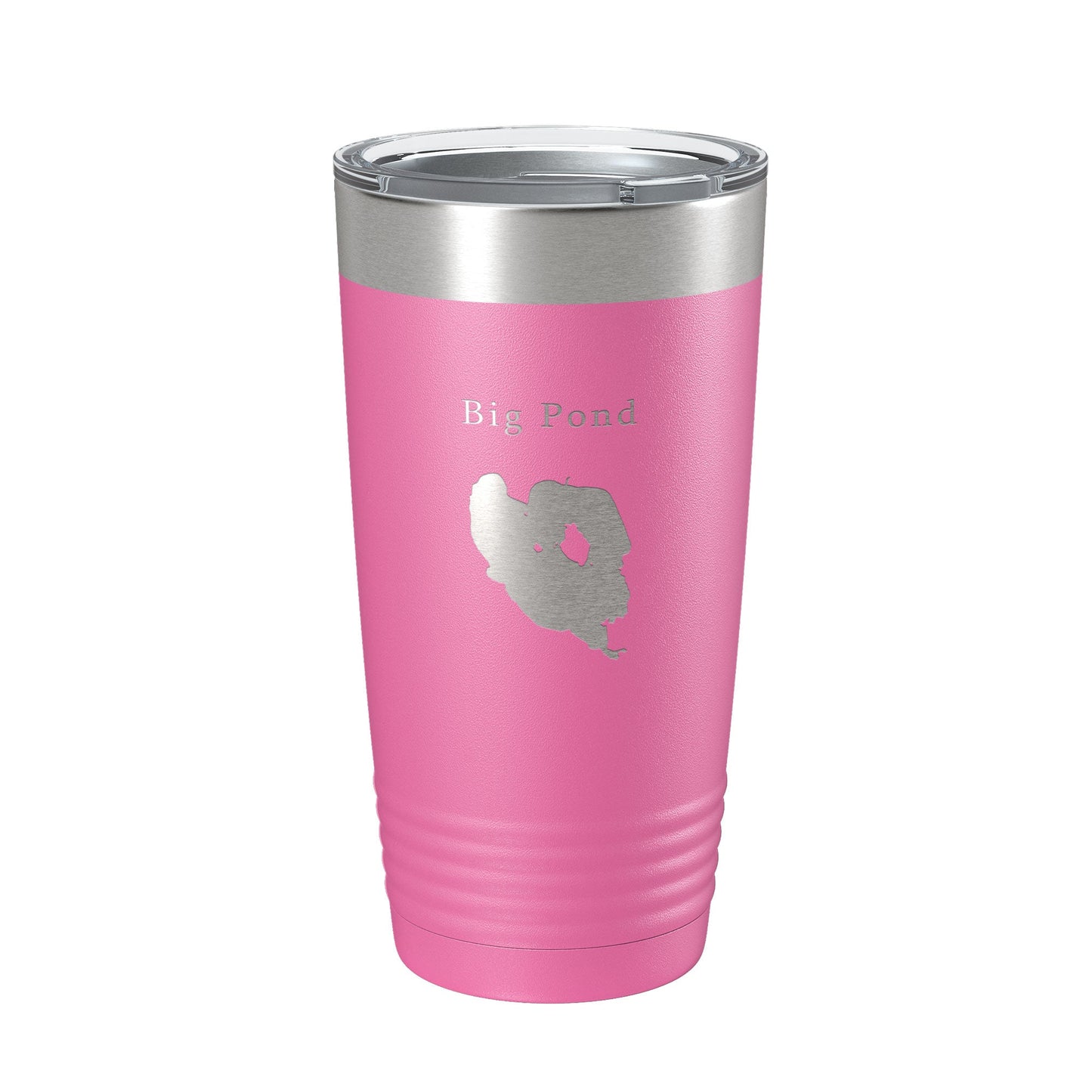 Big Pond Tumbler Lake Map Travel Mug Insulated Laser Engraved Coffee Cup Massachusetts 20 oz-11