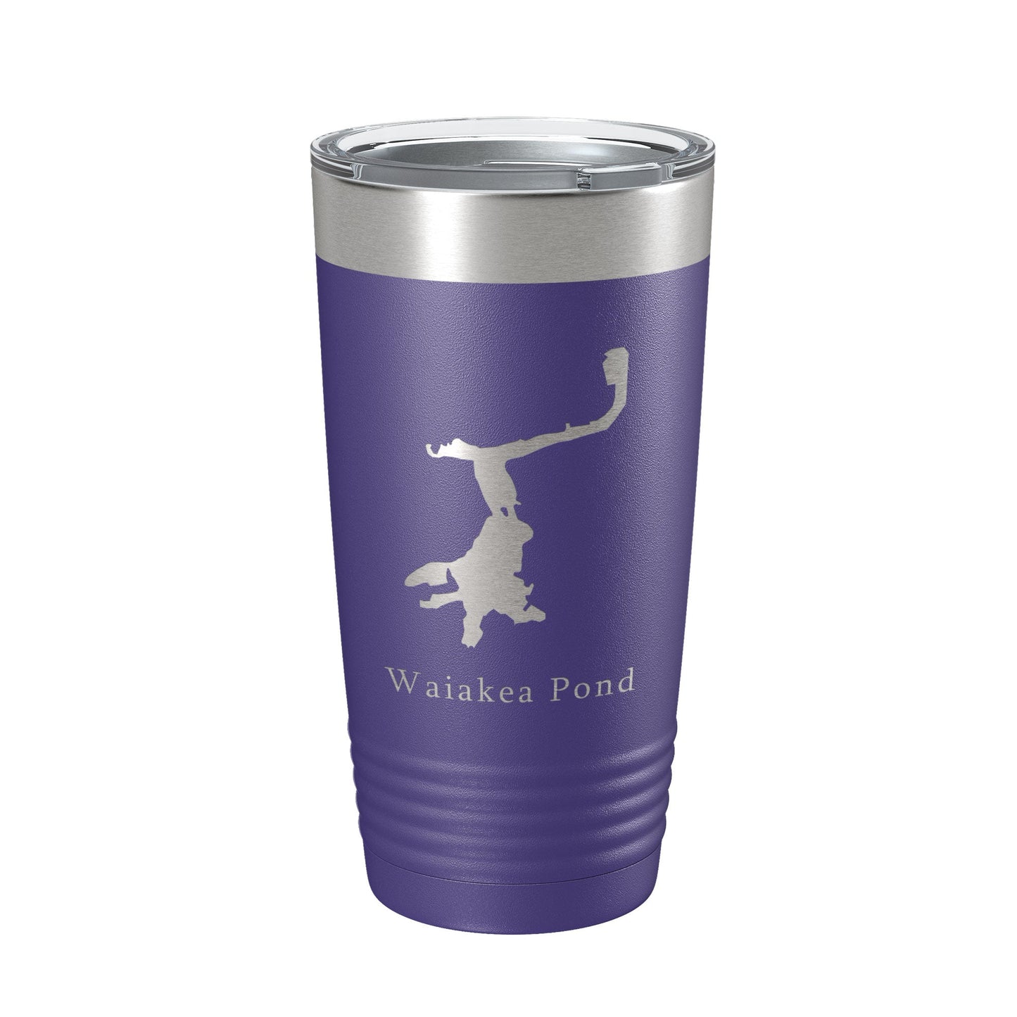 Waiakea Pond Tumbler Lake Map Travel Mug Insulated Laser Engraved Coffee Cup Hawaii 20 oz-15