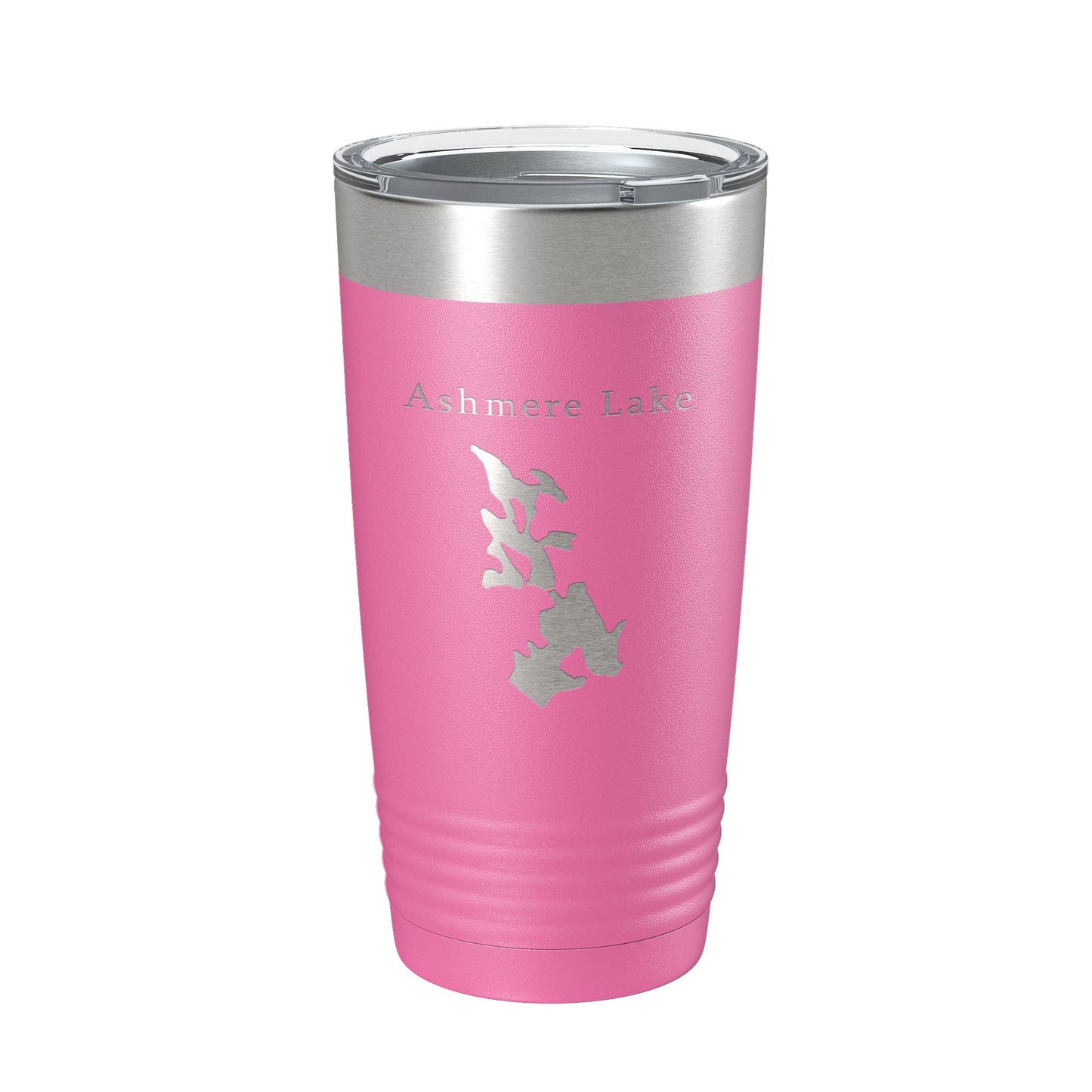 Ashmere Lake Map Tumbler Travel Mug Insulated Laser Engraved Coffee Cup Massachusetts 20 oz-11