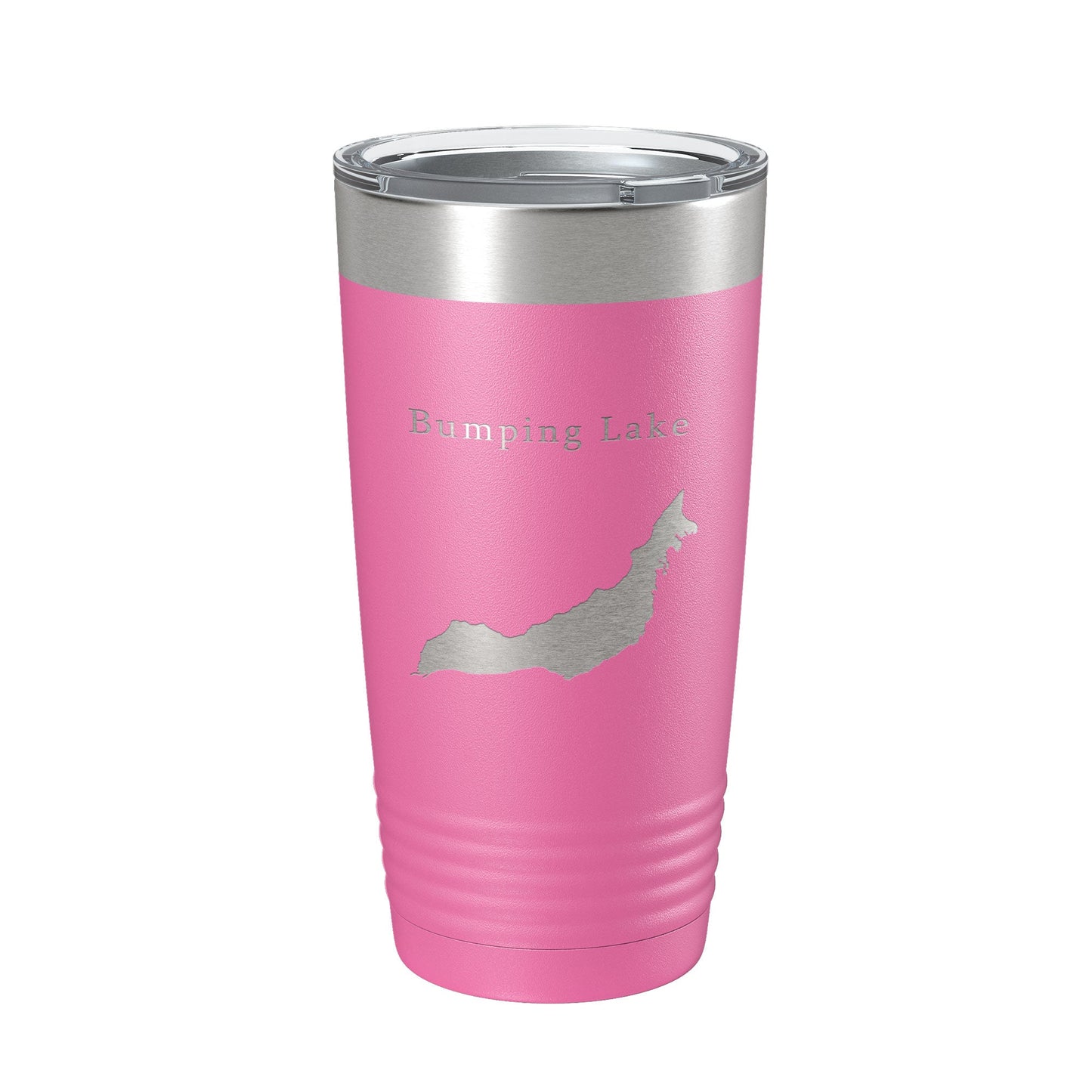 Bumping Lake Map Tumbler Travel Mug Insulated Laser Engraved Coffee Cup Washington 20 oz-11