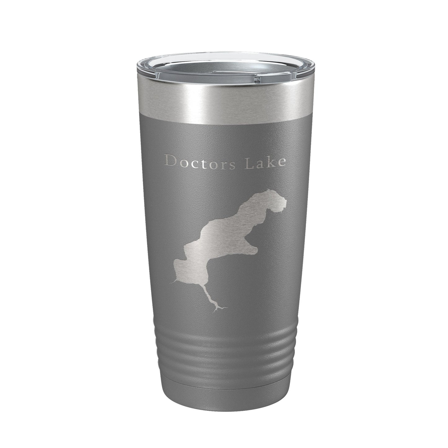 Doctors Lake Map Tumbler Travel Mug Insulated Laser Engraved Coffee Cup Florida 20 oz-16