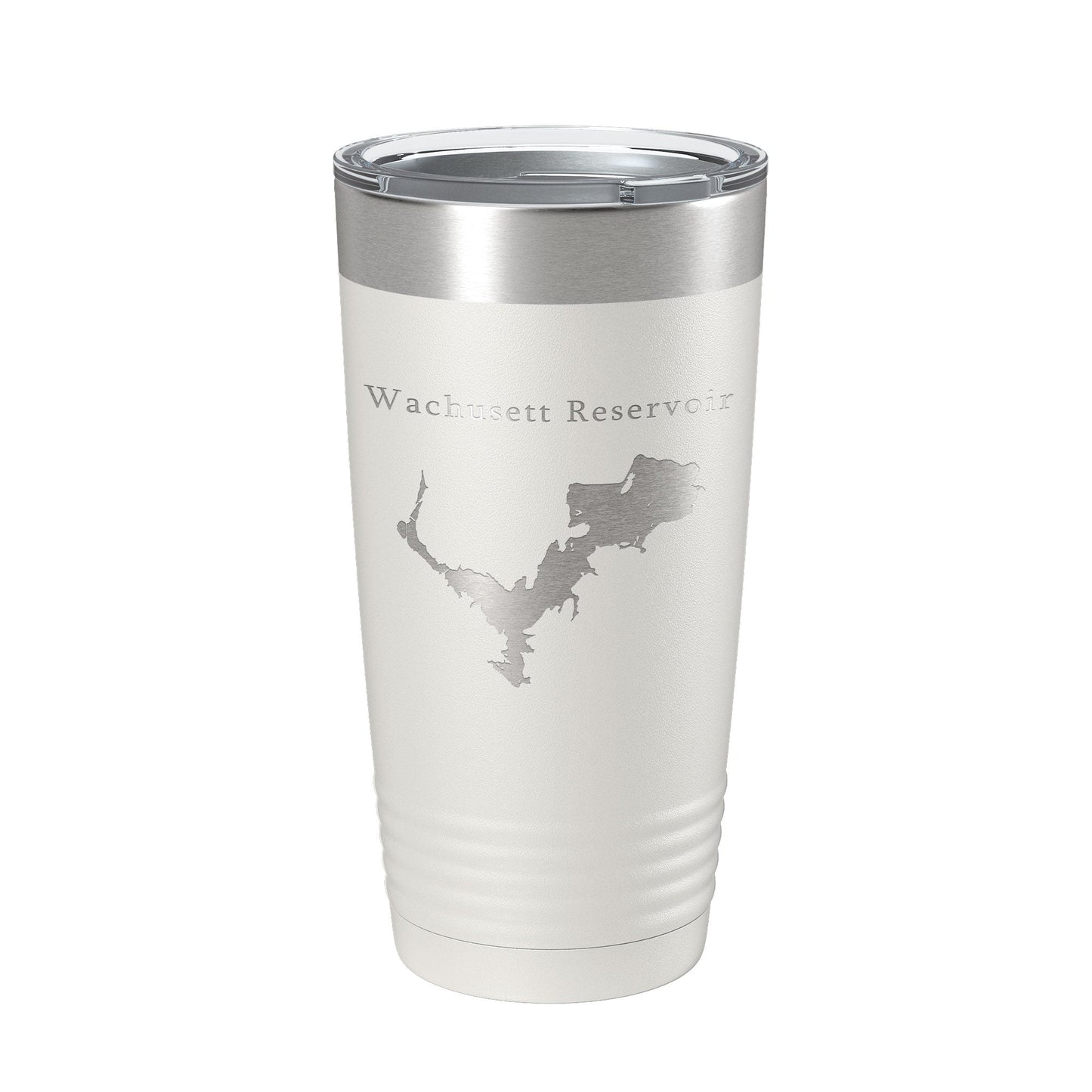 Wachusett Reservoir Tumbler Lake Map Travel Mug Insulated Laser Engraved Coffee Cup Massachusetts 20 oz-7