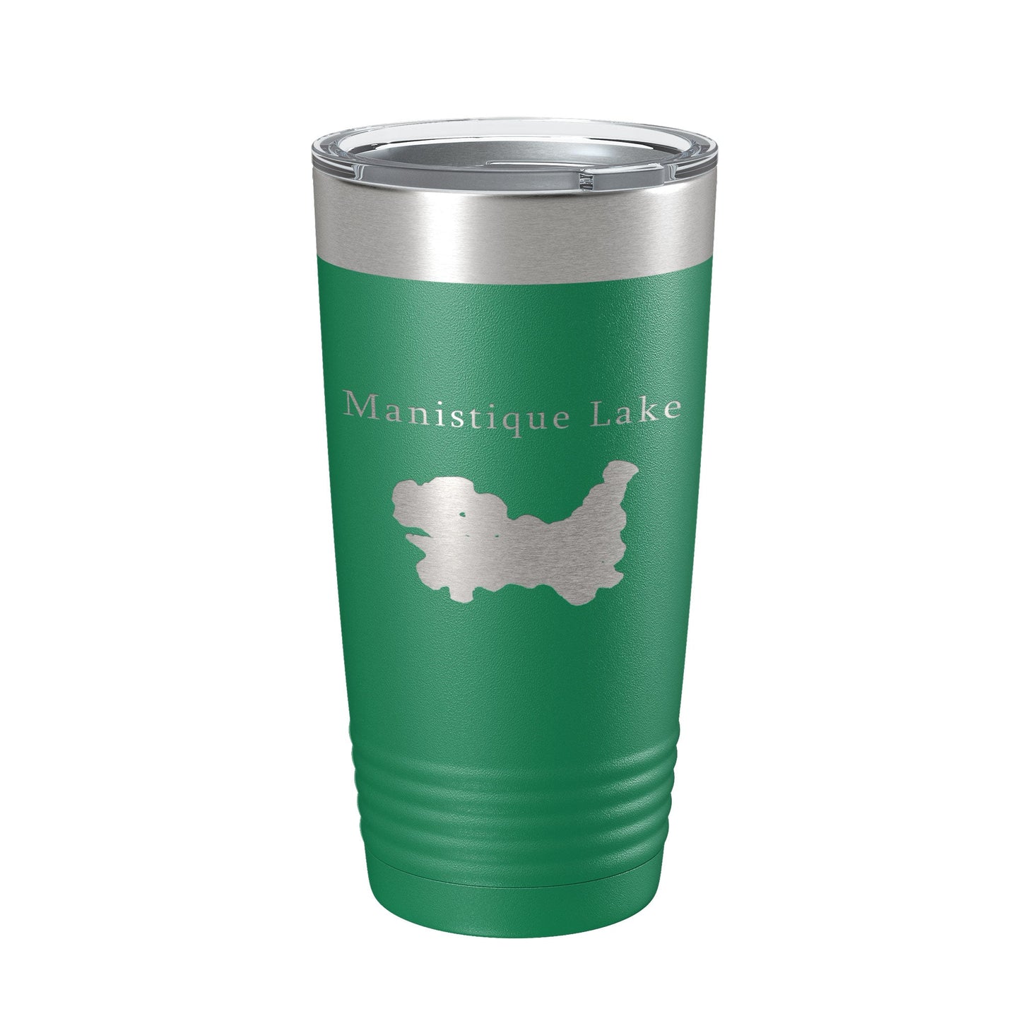 Manistique Lake Map Tumbler Travel Mug Insulated Laser Engraved Coffee Cup Michigan 20 oz-9