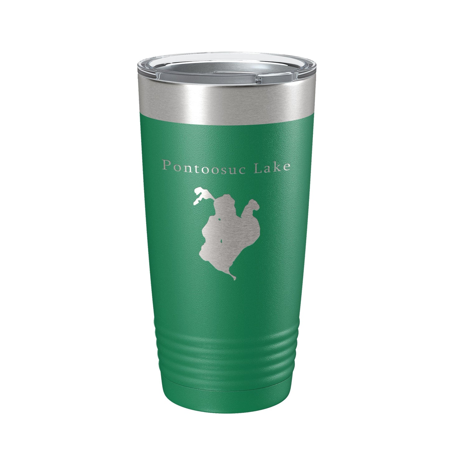 Pontoosuc Lake Map Tumbler Travel Mug Insulated Laser Engraved Coffee Cup Massachusetts 20 oz-9
