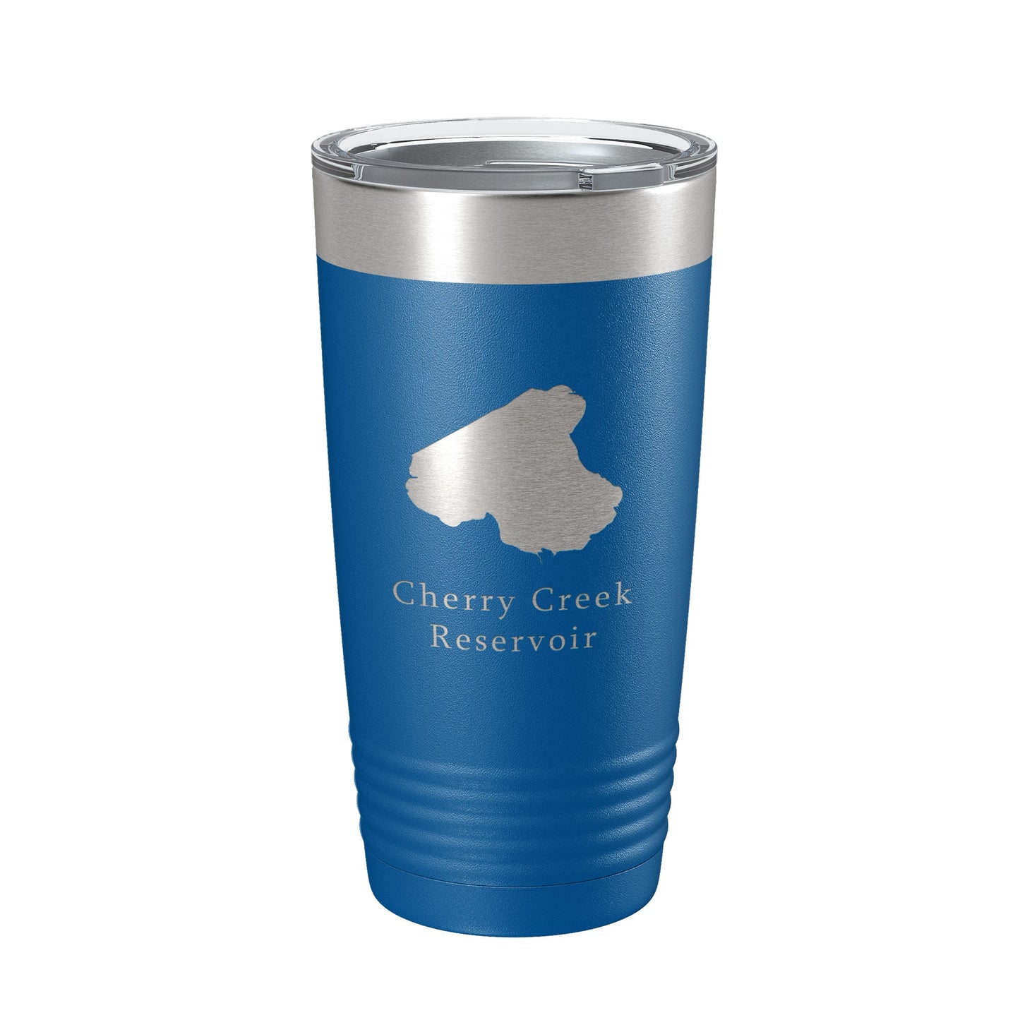 Cherry Creek Reservoir Tumbler Lake Map Travel Mug Insulated Laser Engraved Coffee Cup Colorado 20 oz-6