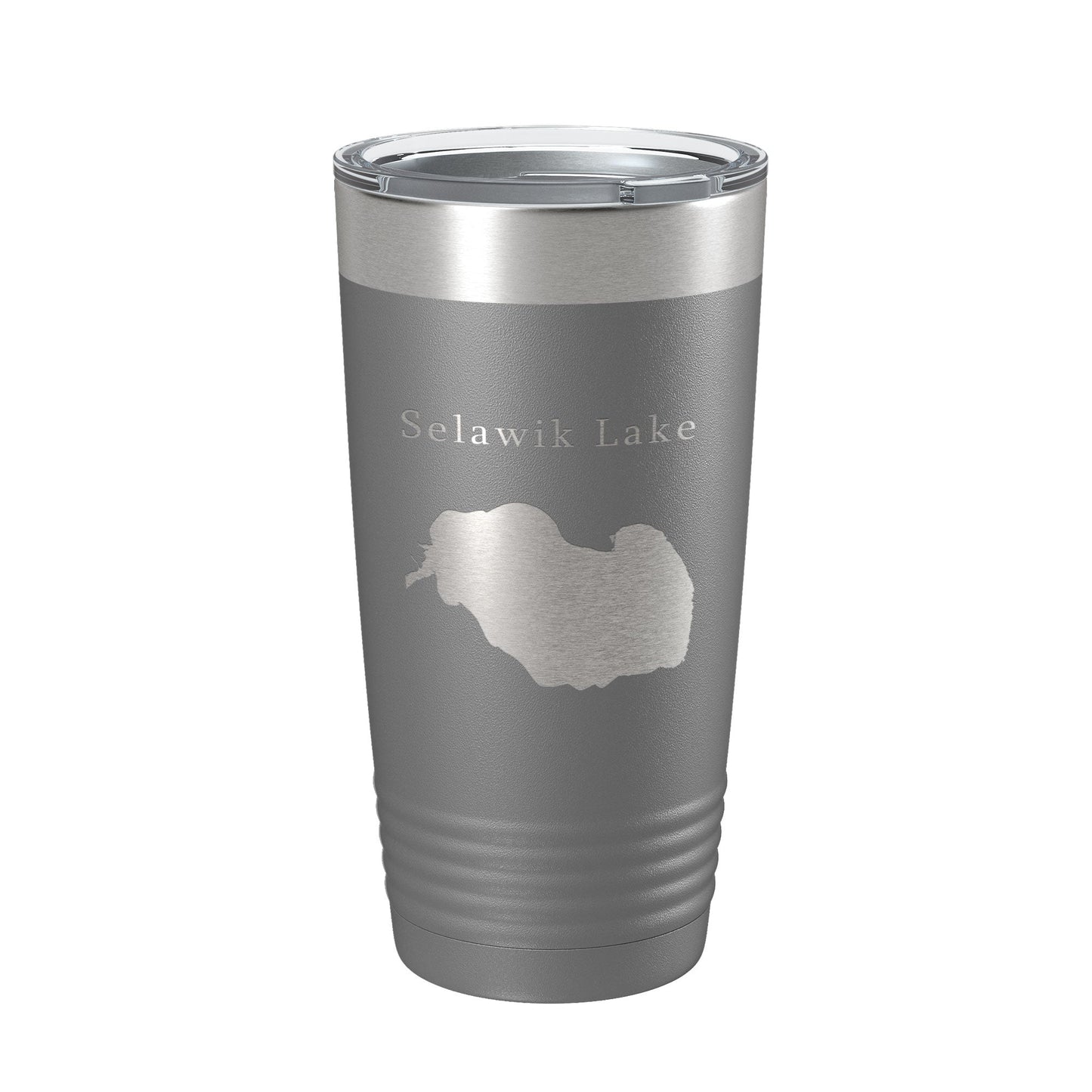 Selawik Lake Map Tumbler Travel Mug Insulated Laser Engraved Coffee Cup Alaska 20 oz-16