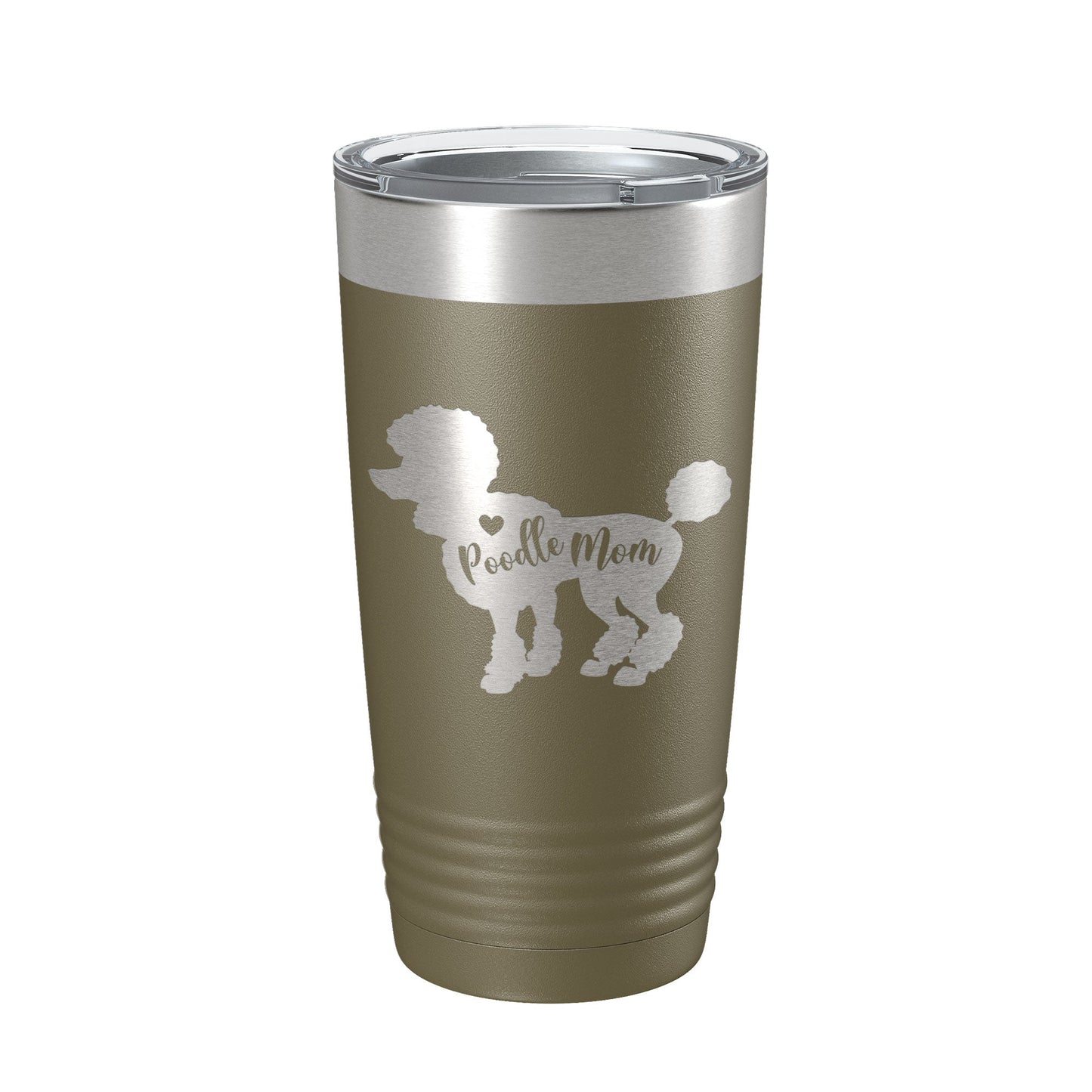 Poodle Mom Tumbler Dog Travel Mug Gift Insulated Laser Engraved Coffee Cup 20 oz-21