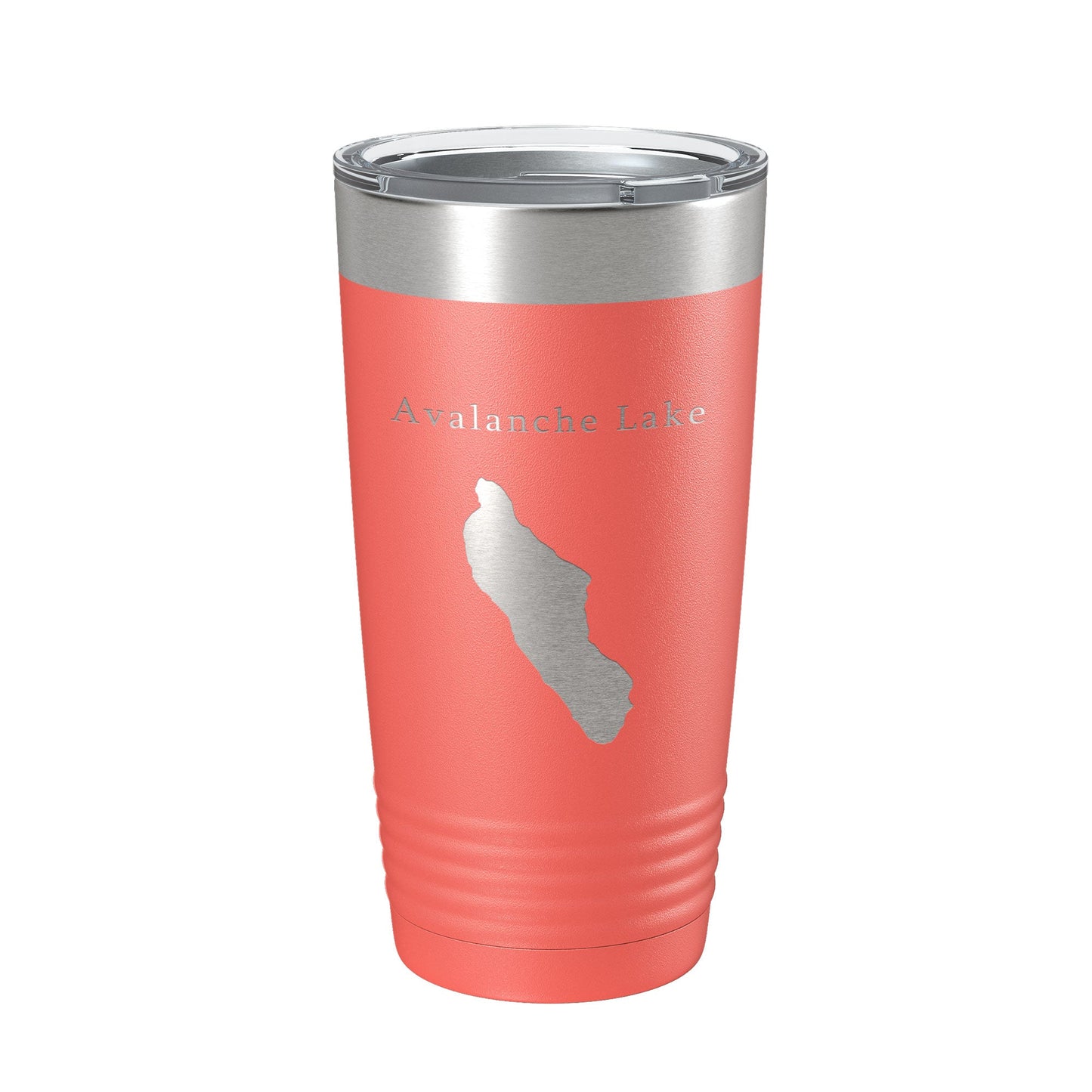 Avalanche Lake Map Tumbler Travel Mug Insulated Laser Engraved Coffee Cup Montana 20 oz-20
