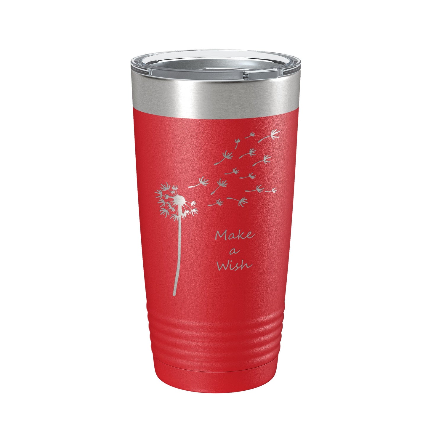 Dandelion Make A Wish Tumbler Travel Mug Gift Mom Daughter Her Women Girls Insulated Laser Engraved Coffee Cup 20 oz-10