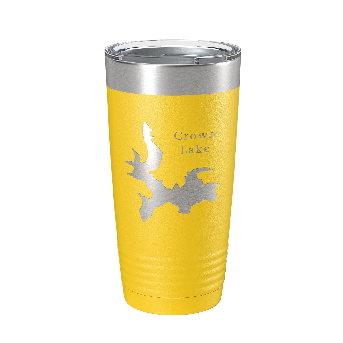 Crown Lake Map Tumbler Travel Mug Insulated Laser Engraved Coffee Cup Arkansas 20 oz-19