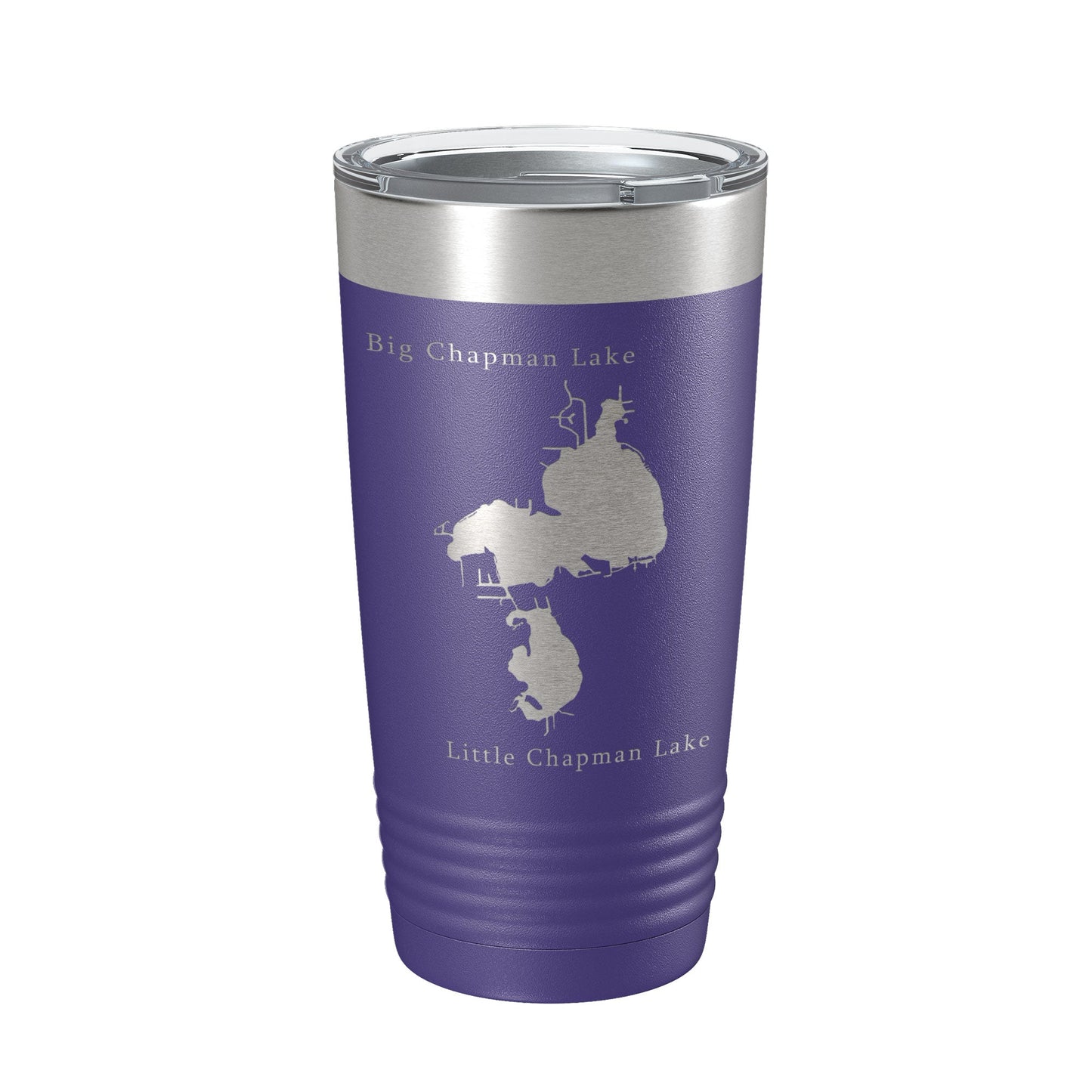 Chapman Lakes Map Tumbler Travel Mug Insulated Laser Engraved Coffee Cup Indiana 20 oz-15