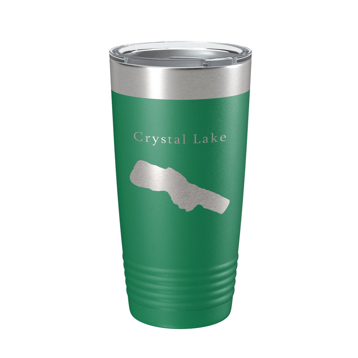 Crystal Lake Map Tumbler Travel Mug Insulated Laser Engraved Coffee Cup Michigan 20 oz-9