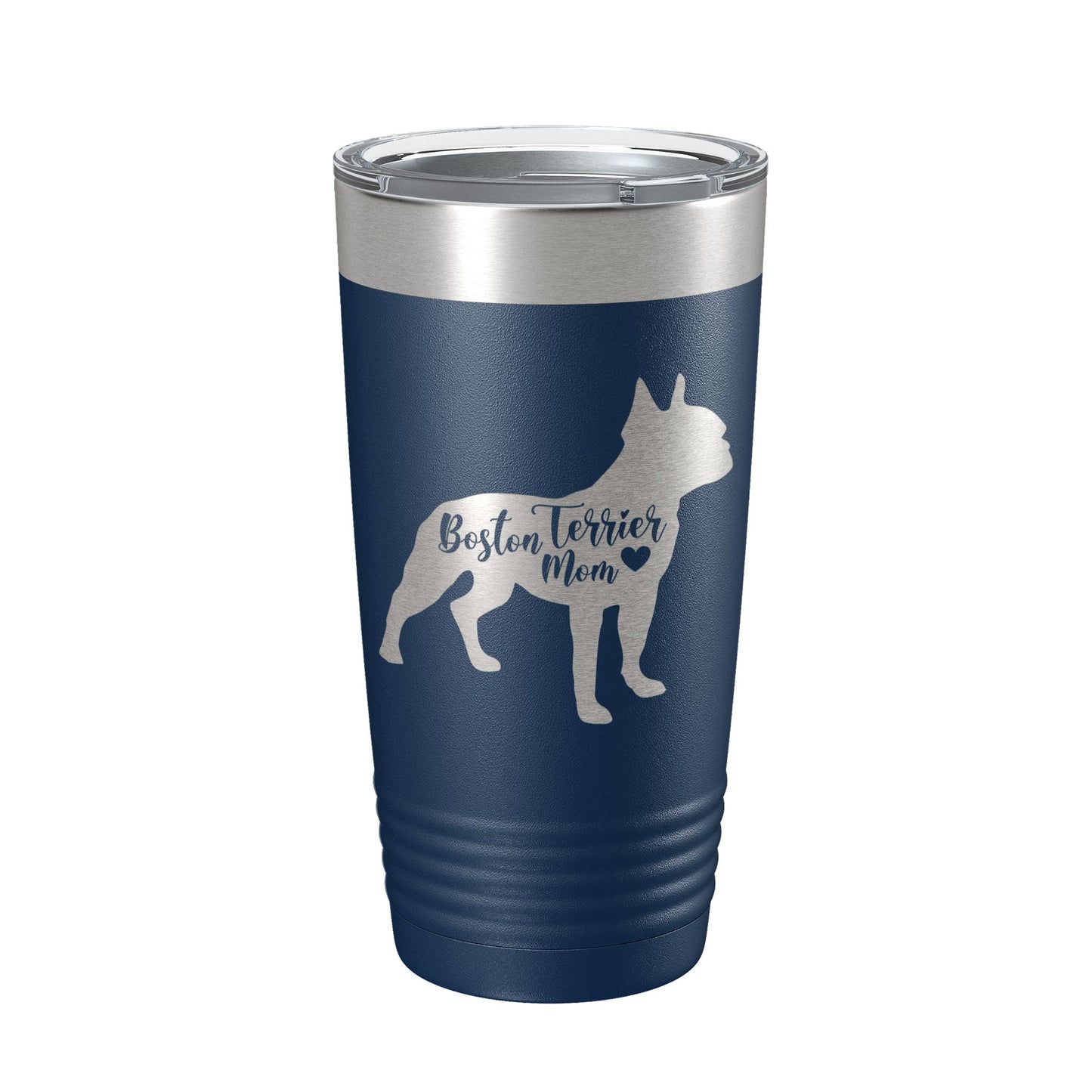Boston Terrier Mom Tumbler Dog Travel Mug Gift Insulated Laser Engraved Coffee Cup 20 oz-8