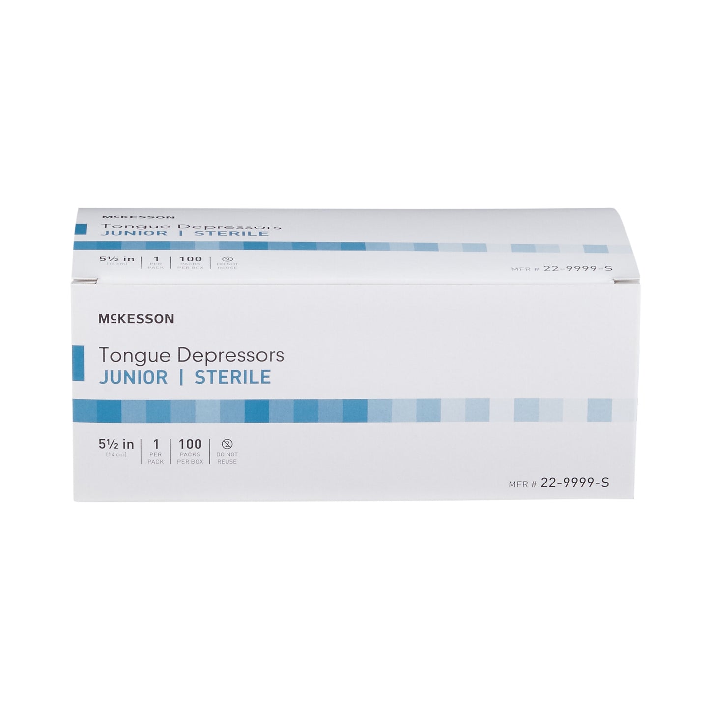 Tongue Depressor McKesson 5-1/2 Inch Length Wood Junior