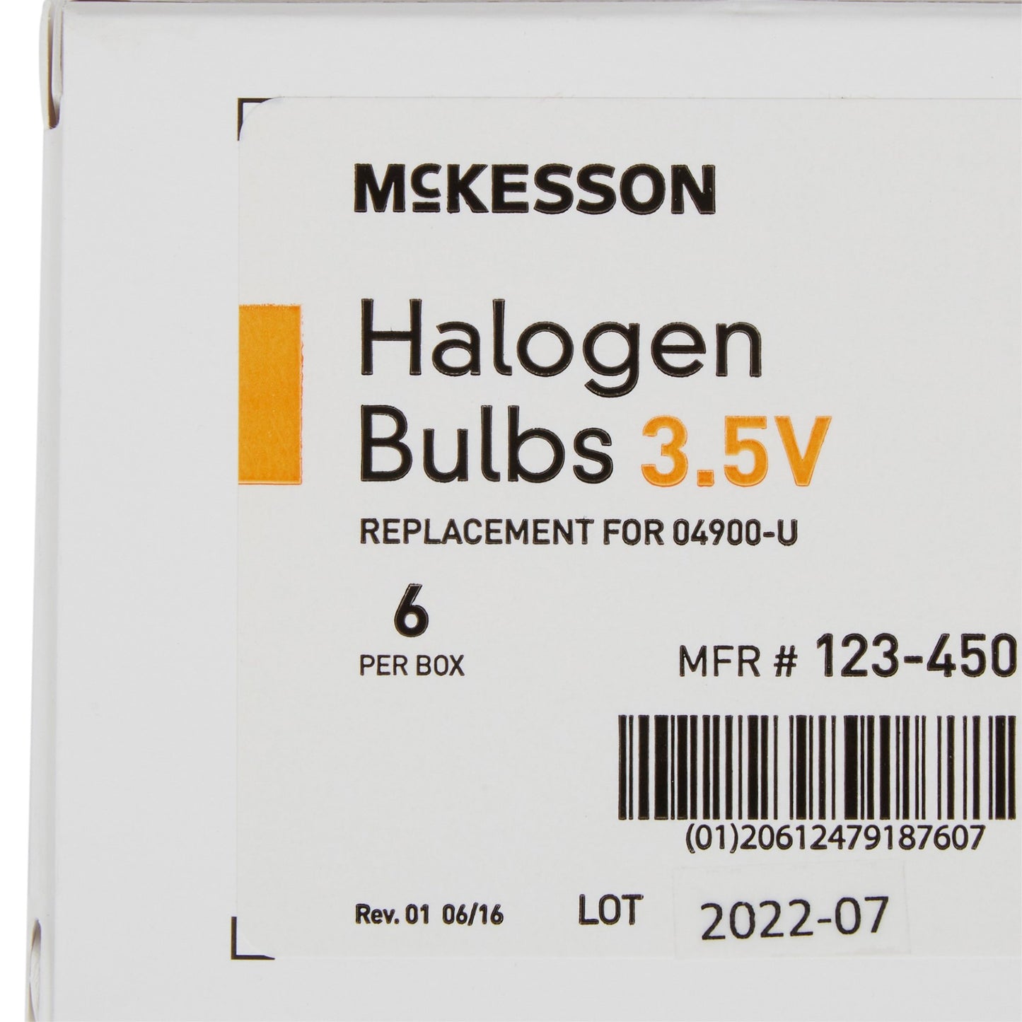 Ophthalmoscope Replacement Bulb McKesson Halogen 3.5 Volt 2.5 Watt