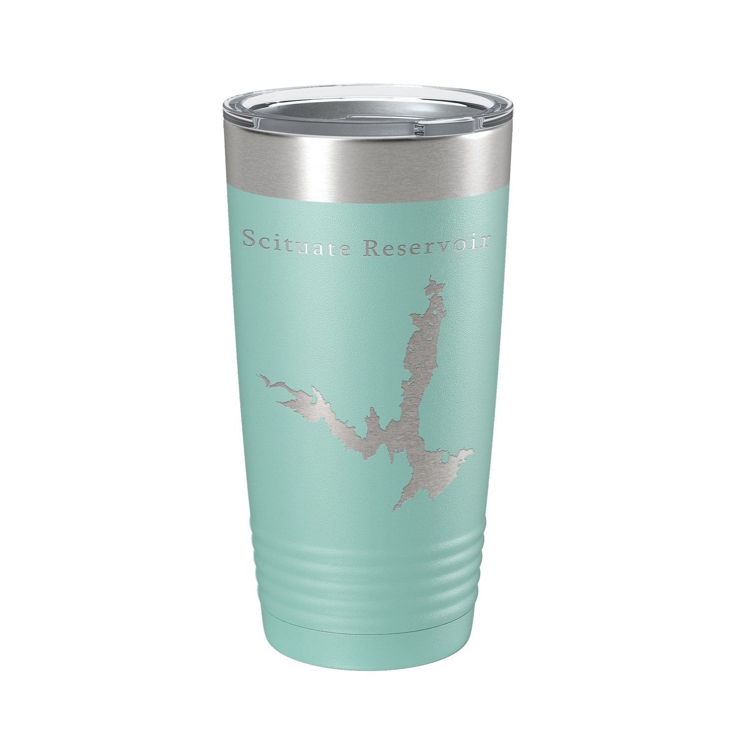 Scituate Reservoir Tumbler Lake Map Travel Mug Insulated Laser Engraved Coffee Cup Providence Rhode Island 20 oz-12