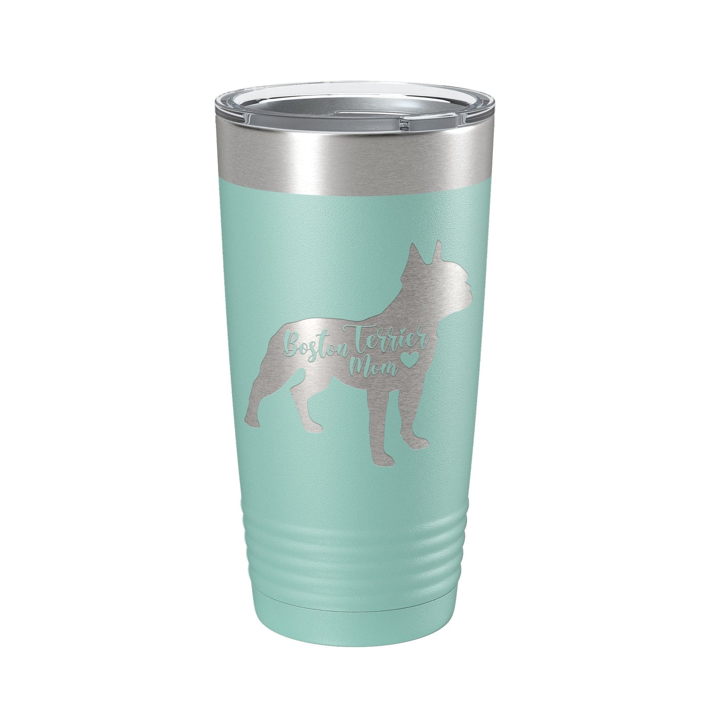 Boston Terrier Mom Tumbler Dog Travel Mug Gift Insulated Laser Engraved Coffee Cup 20 oz-12