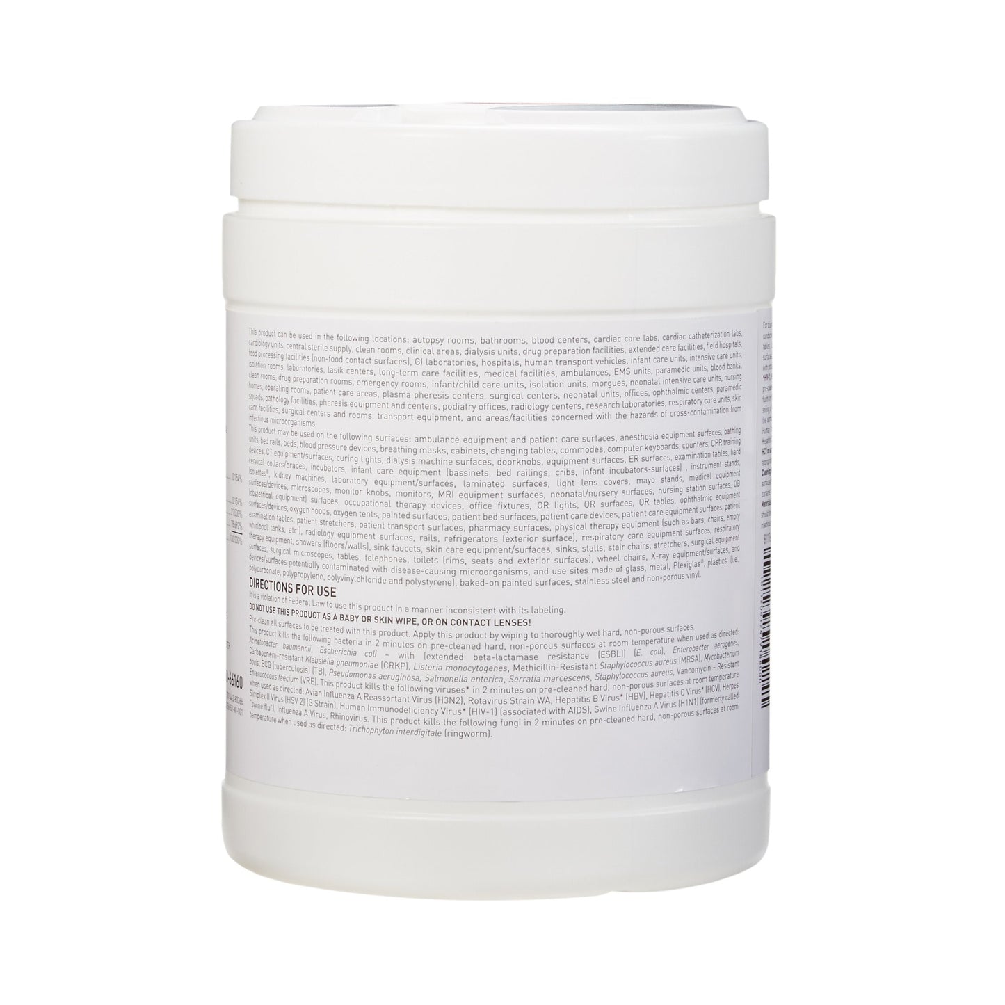 Surface Disinfectant McKesson Premoistened Manual Pull Wipe 160 Count Canister Alcohol Scent NonSterile
