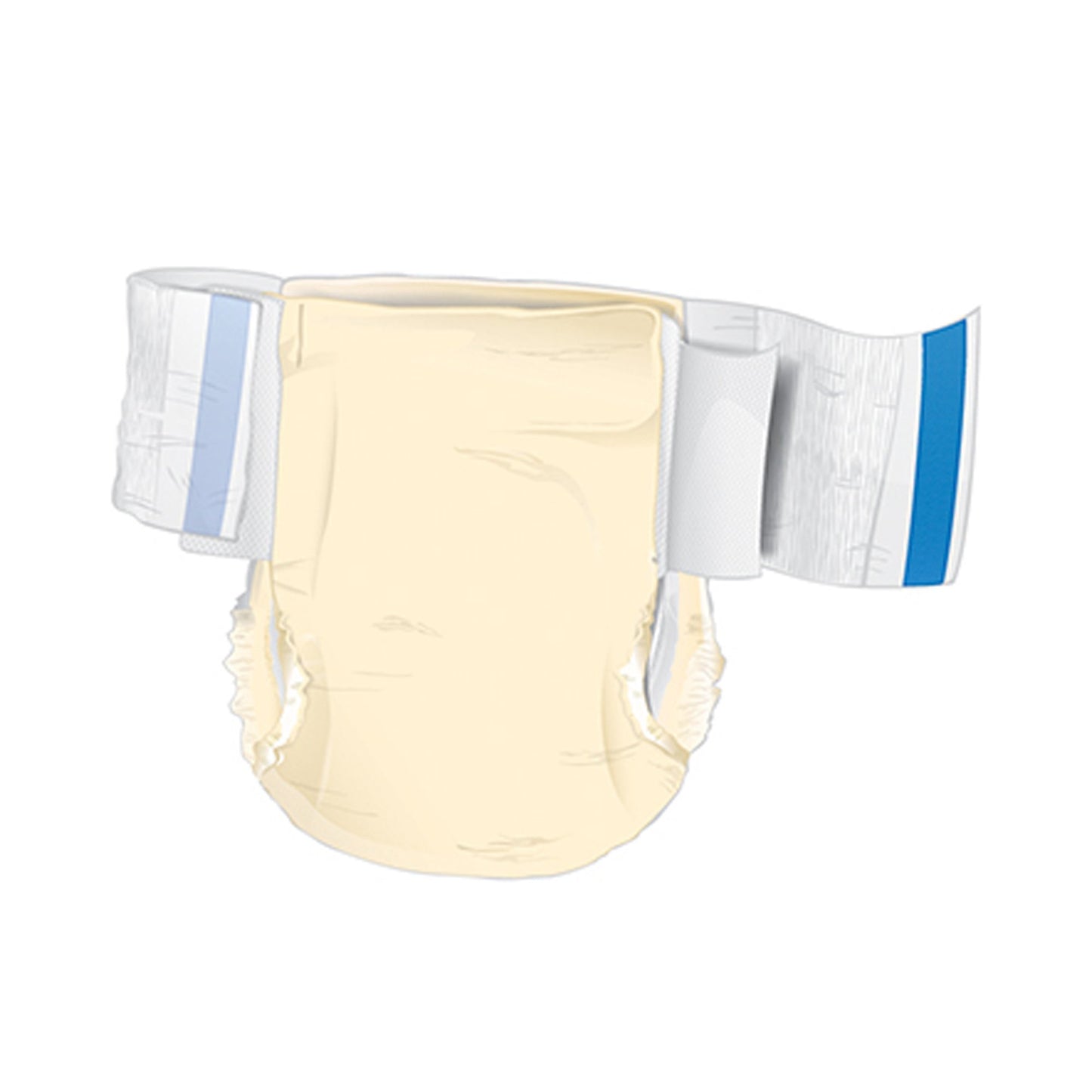 Unisex Adult Incontinence Brief McKesson Ultra Plus Stretch Large / X-Large Disposable Heavy Absorbency