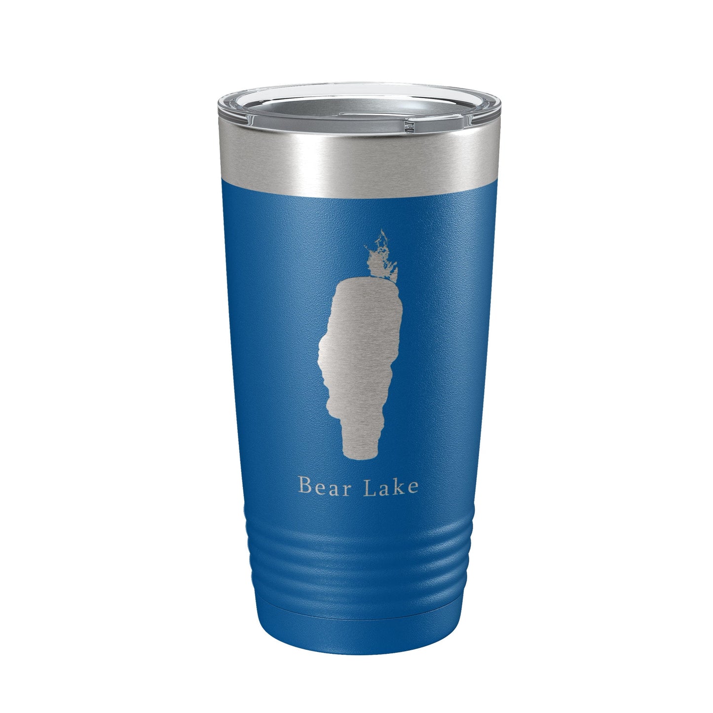 Bear & Mud Lakes Map Tumbler Travel Mug Insulated Laser Engraved Coffee Cup Idaho 20 oz-6