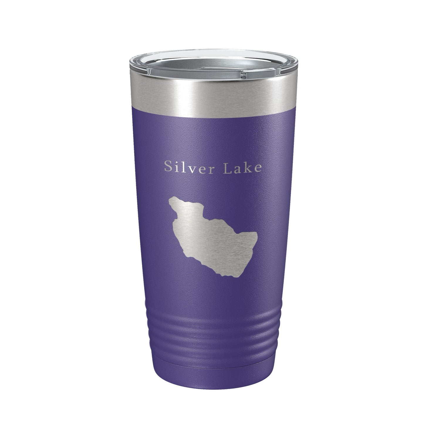 Silver Lake Map Tumbler Travel Mug Insulated Laser Engraved Coffee Cup Maine 20 oz-15