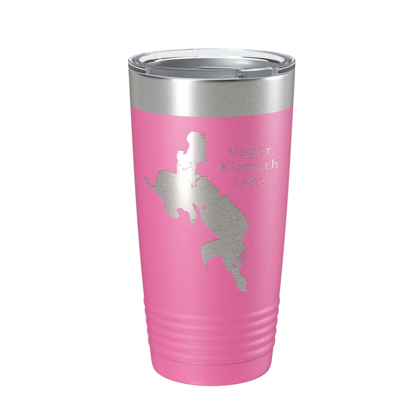 Upper Klamath Lake Map Tumbler Travel Mug Insulated Laser Engraved Coffee Cup Oregon 20 oz-11