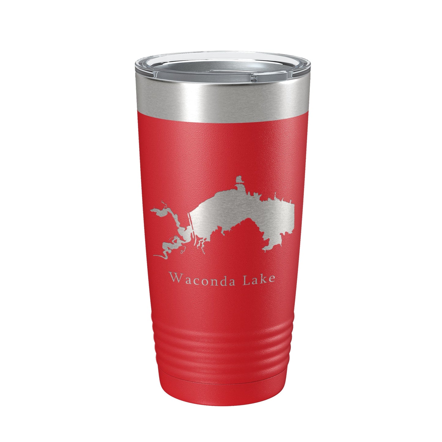 Waconda Lake Map Tumbler Travel Mug Insulated Laser Engraved Coffee Cup Kansas 20 oz-10