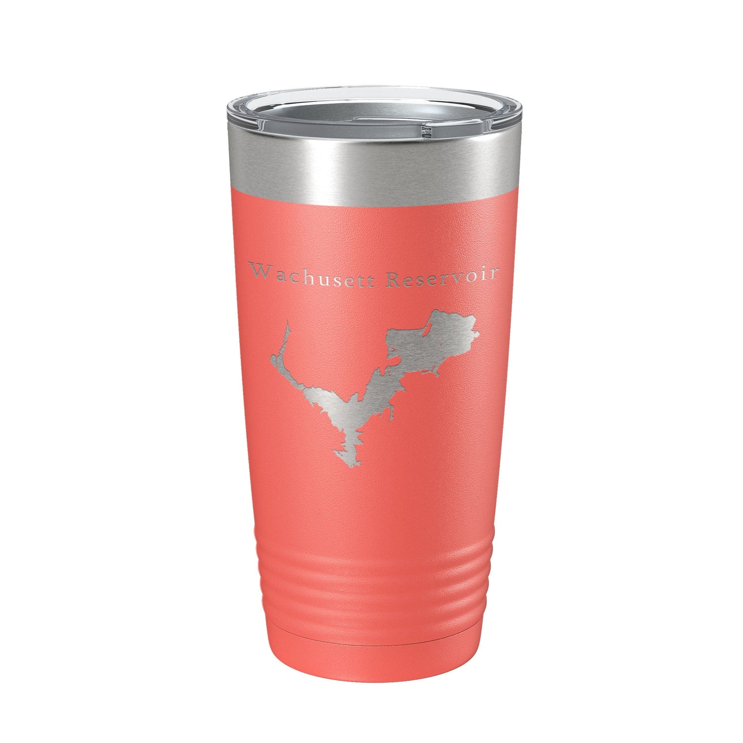 Wachusett Reservoir Tumbler Lake Map Travel Mug Insulated Laser Engraved Coffee Cup Massachusetts 20 oz-20