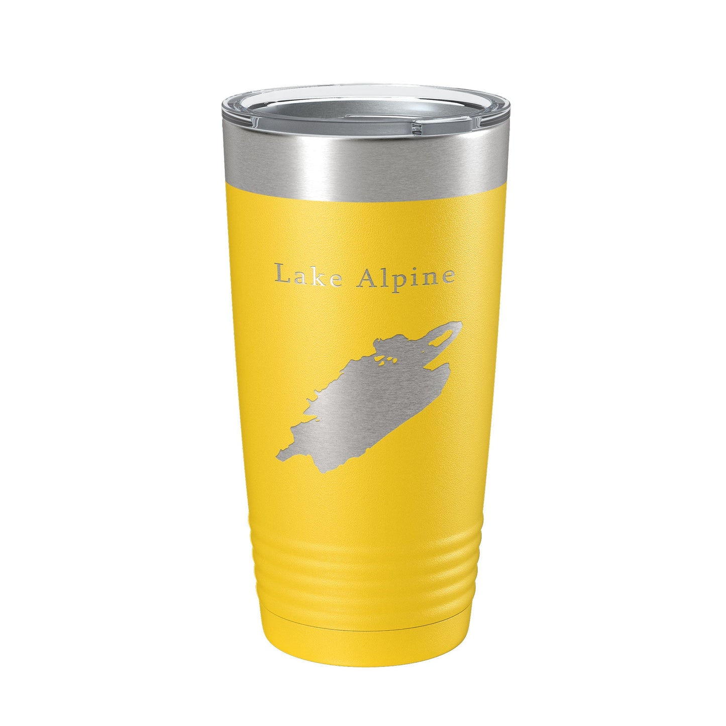 Lake Alpine Map Tumbler Travel Mug Insulated Laser Engraved Coffee Cup California 20 oz-19