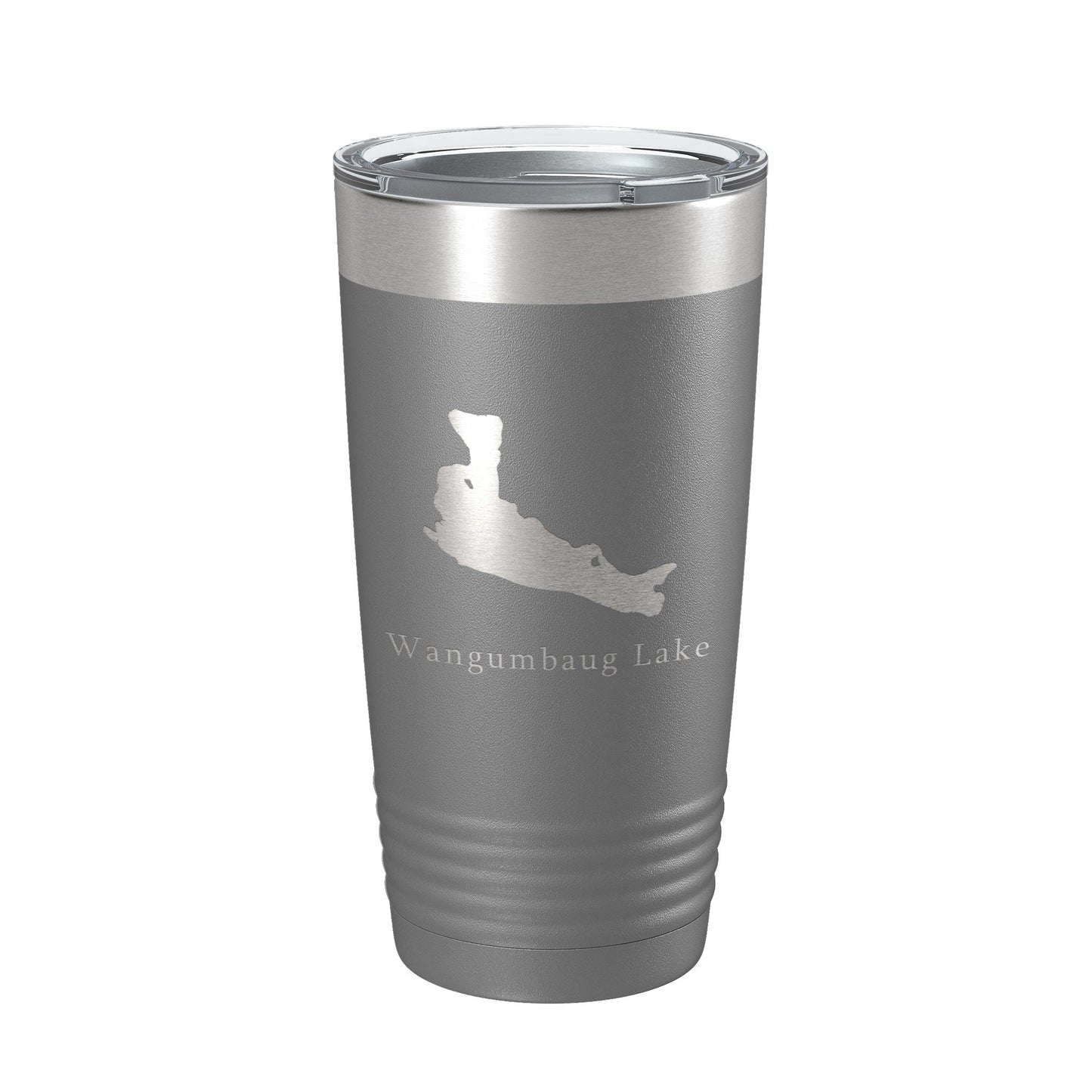 Wangumbaug Lake Map Tumbler Travel Mug Insulated Laser Engraved Coffee Cup Connecticut 20 oz-16