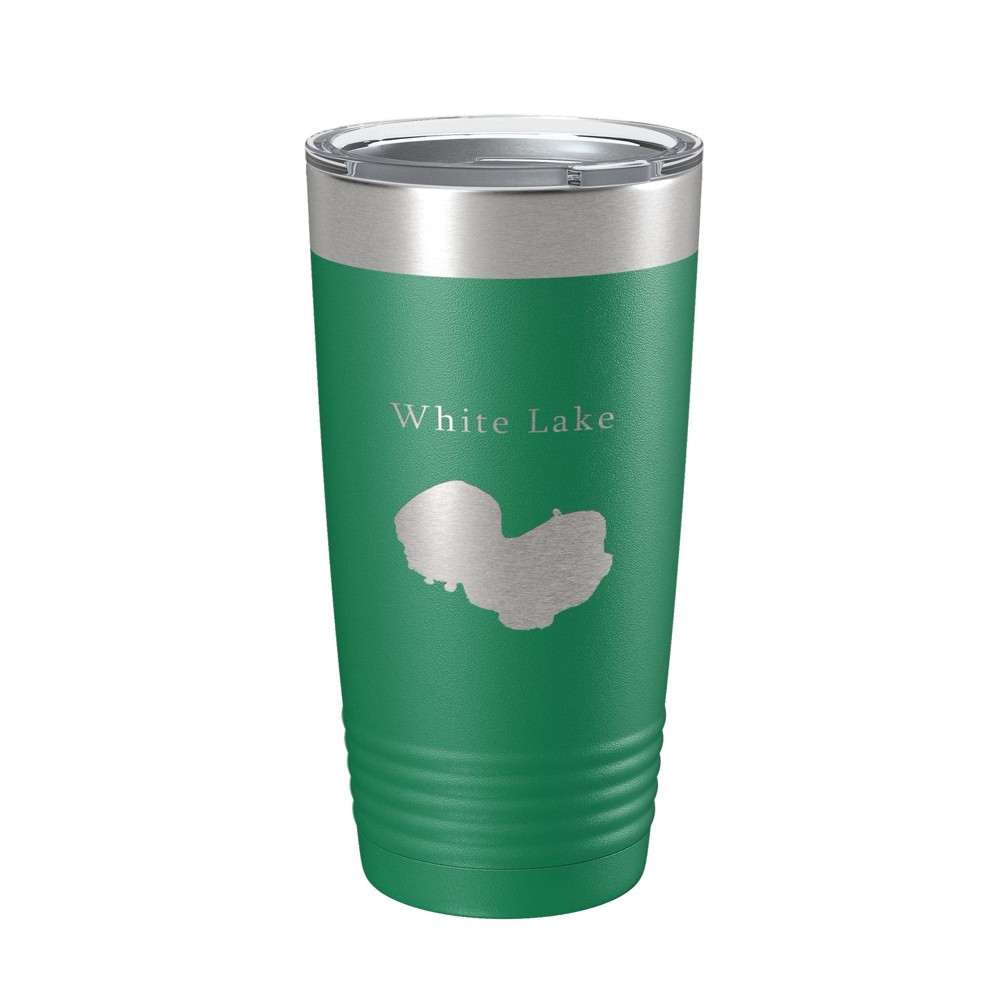 White Lake Map Tumbler Travel Mug Insulated Laser Engraved Coffee Cup Louisiana 20 oz-9