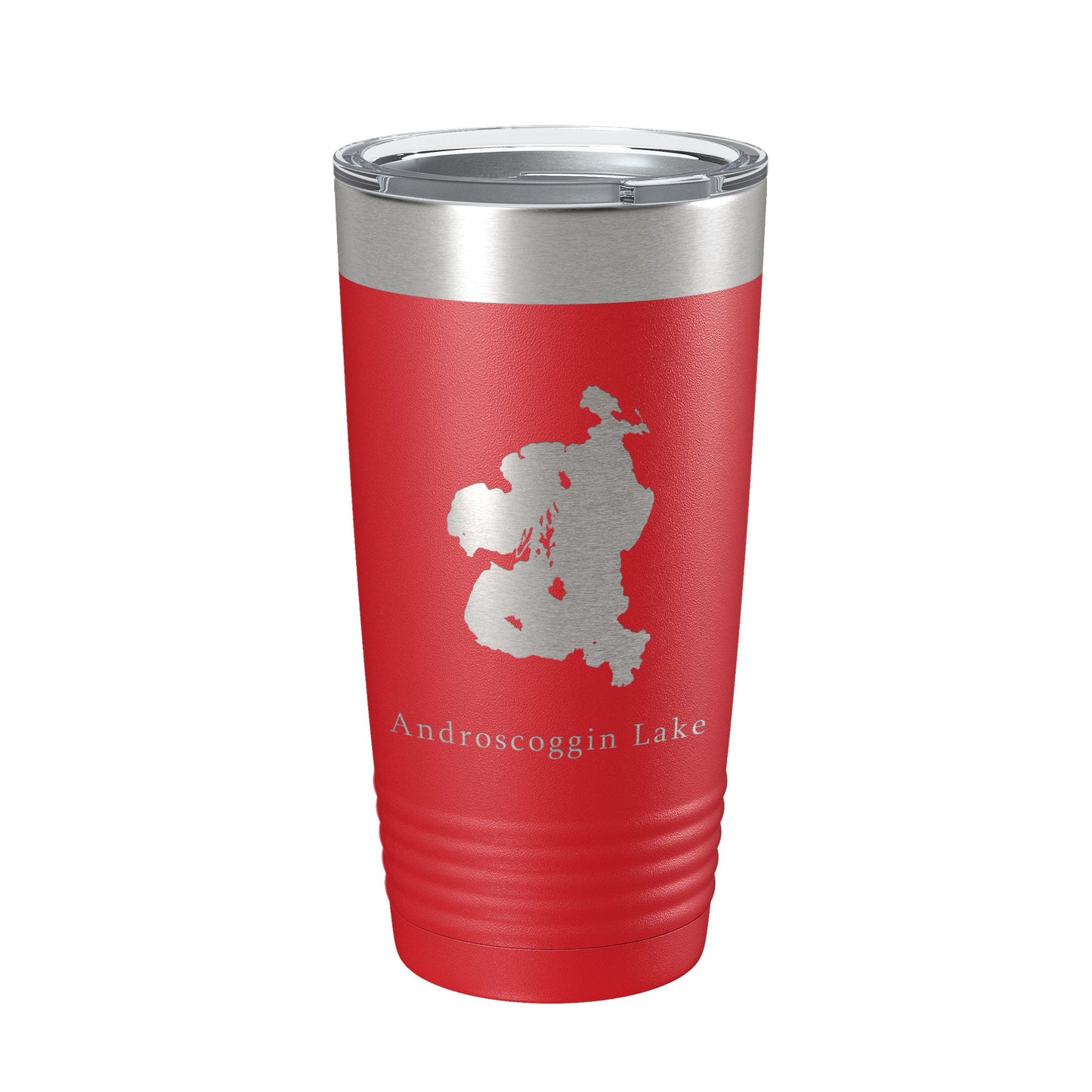 Androscoggin Lake Map Tumbler Travel Mug Insulated Laser Engraved Coffee Cup Maine 20 oz-10