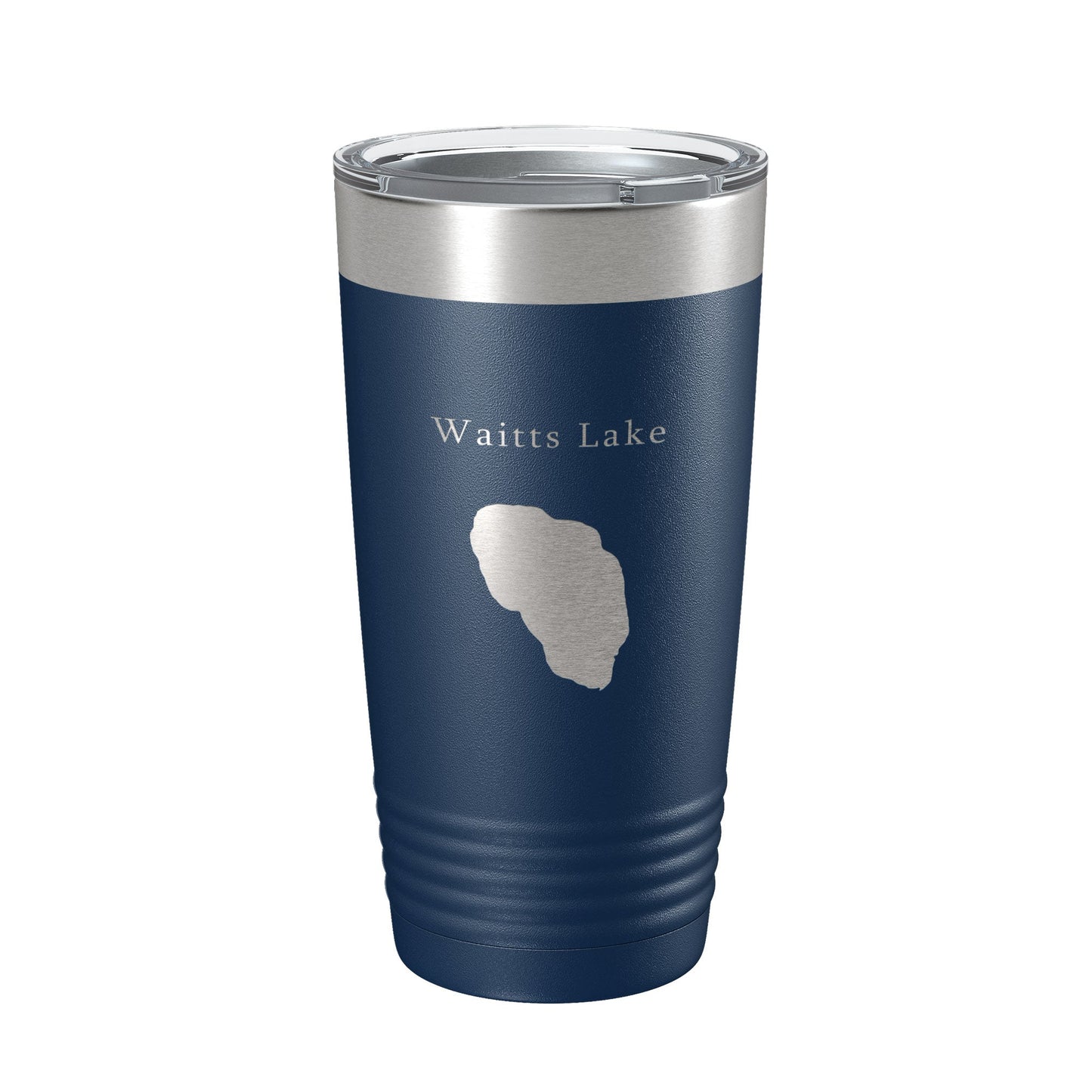 Waitts Lake Map Tumbler Travel Mug Insulated Laser Engraved Coffee Cup Washington 20 oz-2