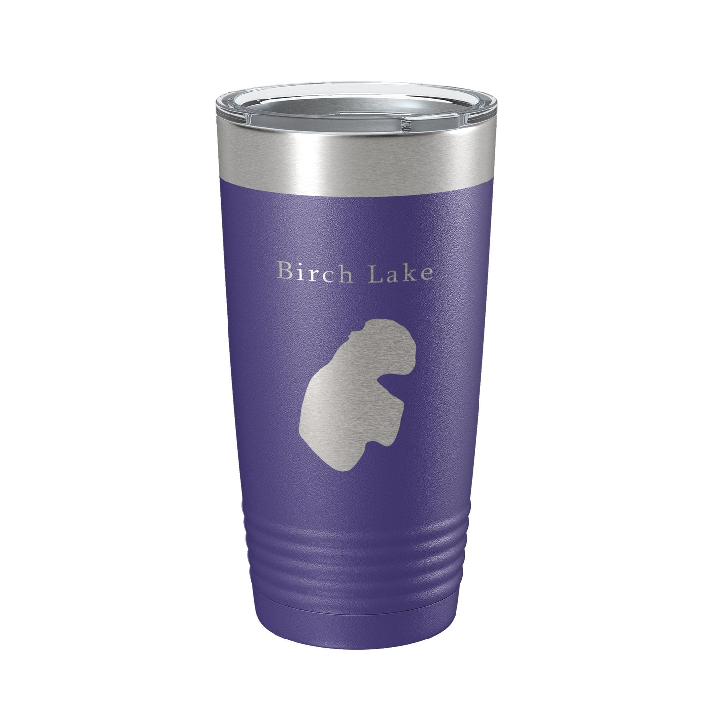 Birch Lake Map Tumbler Travel Mug Insulated Laser Engraved Coffee Cup Alaska 20 oz-15