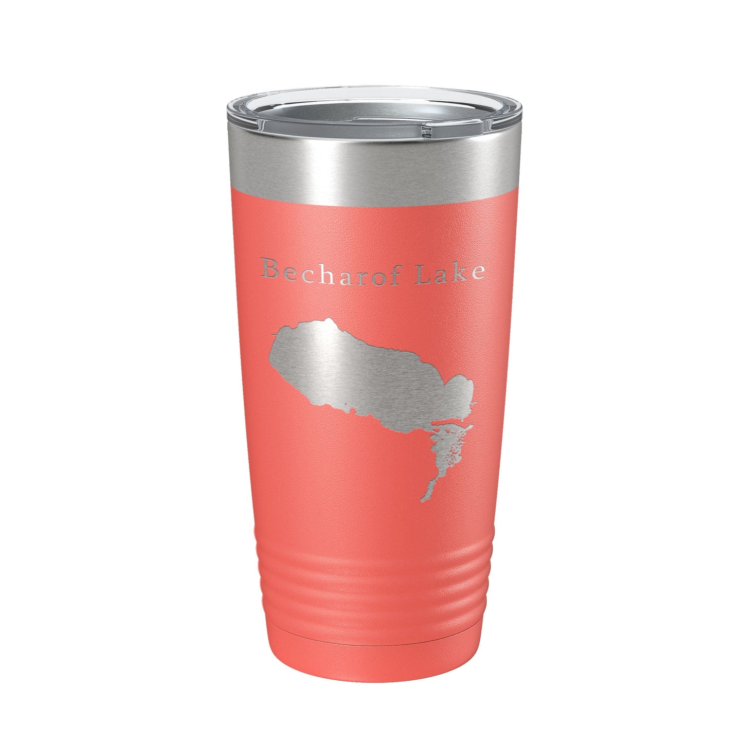 Becharof Lake Map Tumbler Travel Mug Insulated Laser Engraved Coffee Cup Alaska 20 oz-20