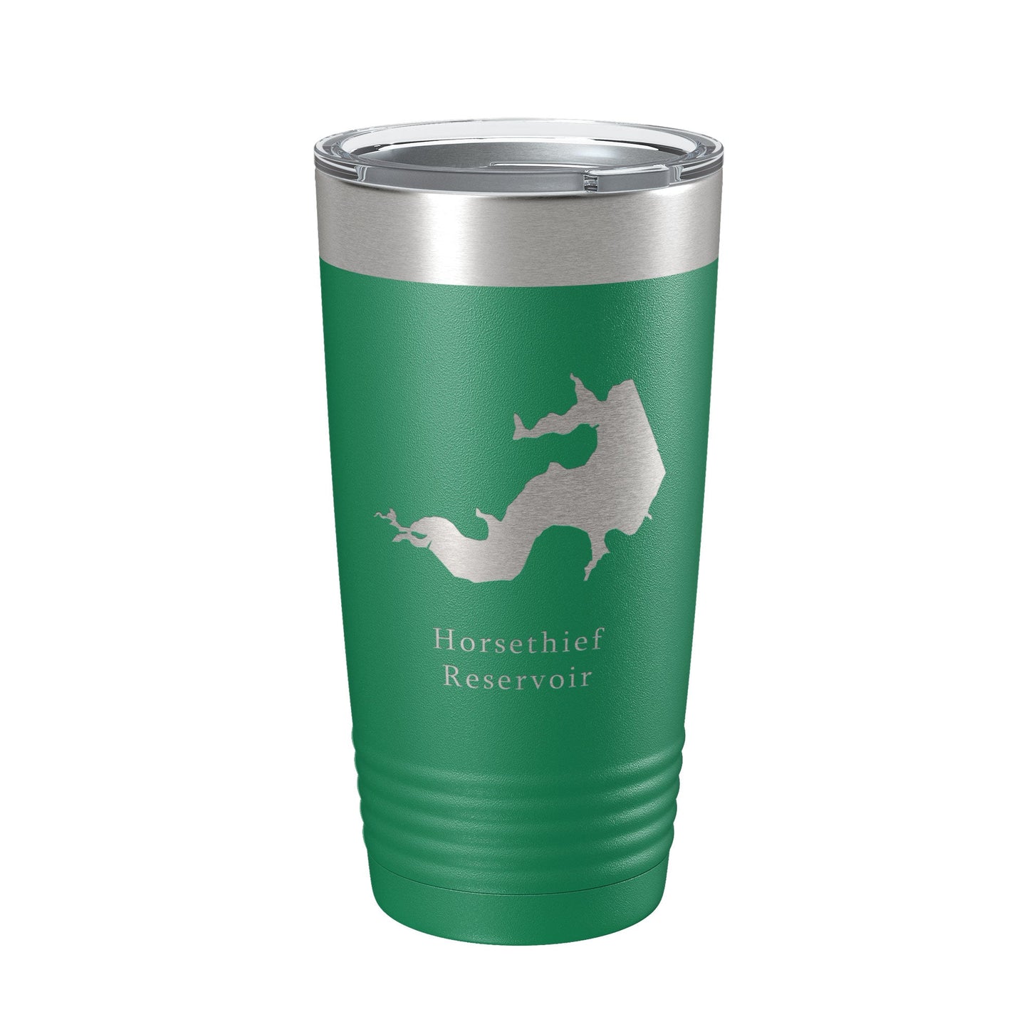 Horsethief Reservoir Tumbler Lake Map Travel Mug Insulated Laser Engraved Coffee Cup Kansas 20 oz-9