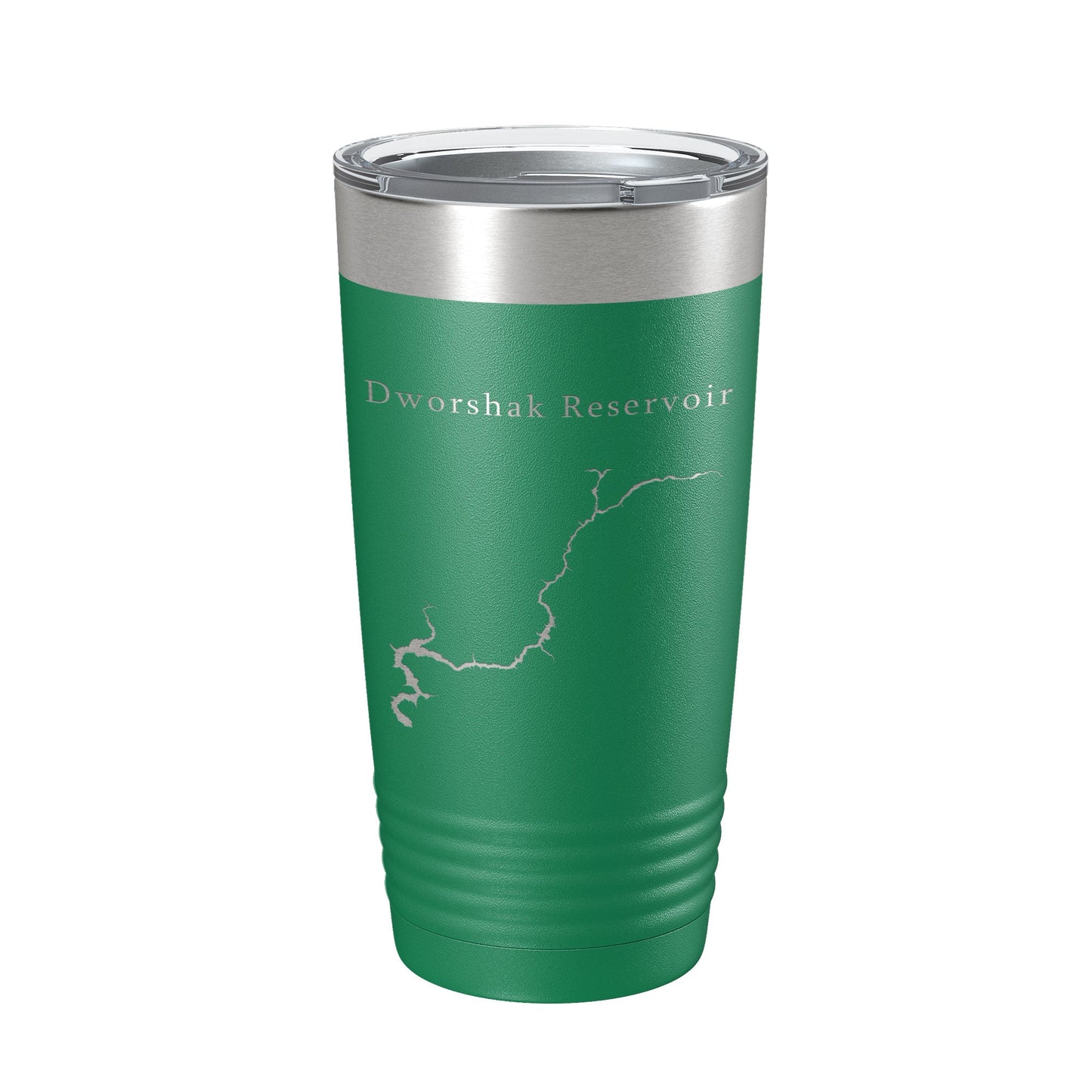 Dworshak Reservoir Tumbler Lake Map Travel Mug Insulated Laser Engraved Coffee Cup Idaho 20 oz-9