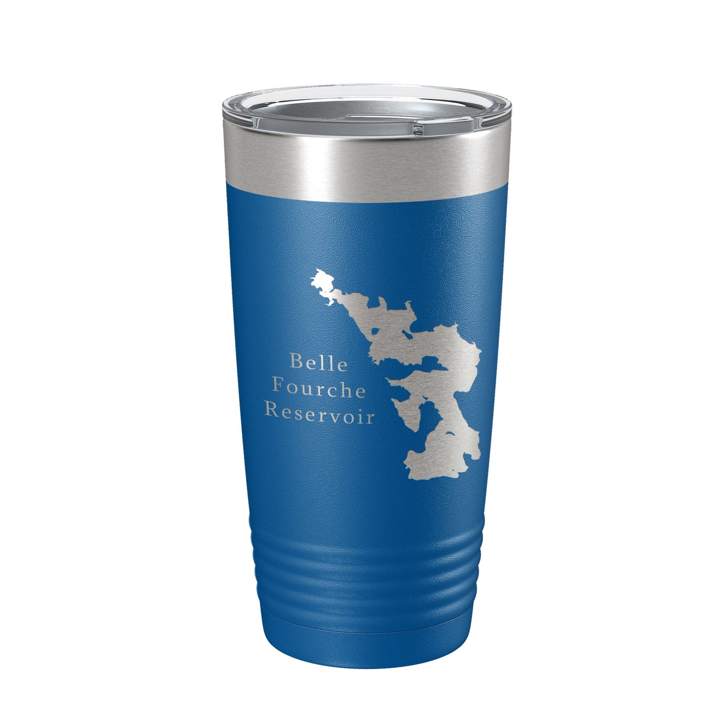 Belle Fourche Reservoir Tumbler Lake Map Travel Mug Insulated Laser Engraved Coffee Cup South Dakota 20 oz-6