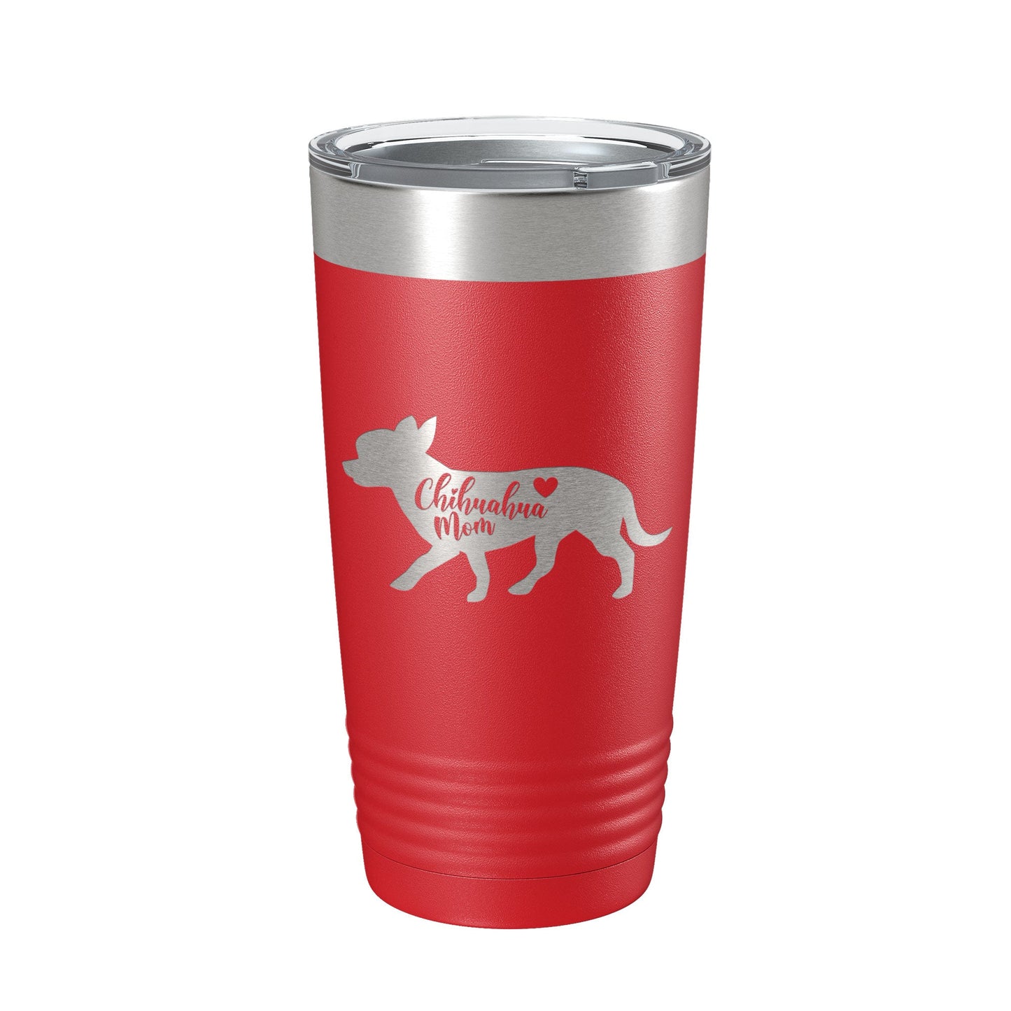 Chihuahua Mom Tumbler Dog Travel Mug Gift Insulated Laser Engraved Coffee Cup 20 oz-10