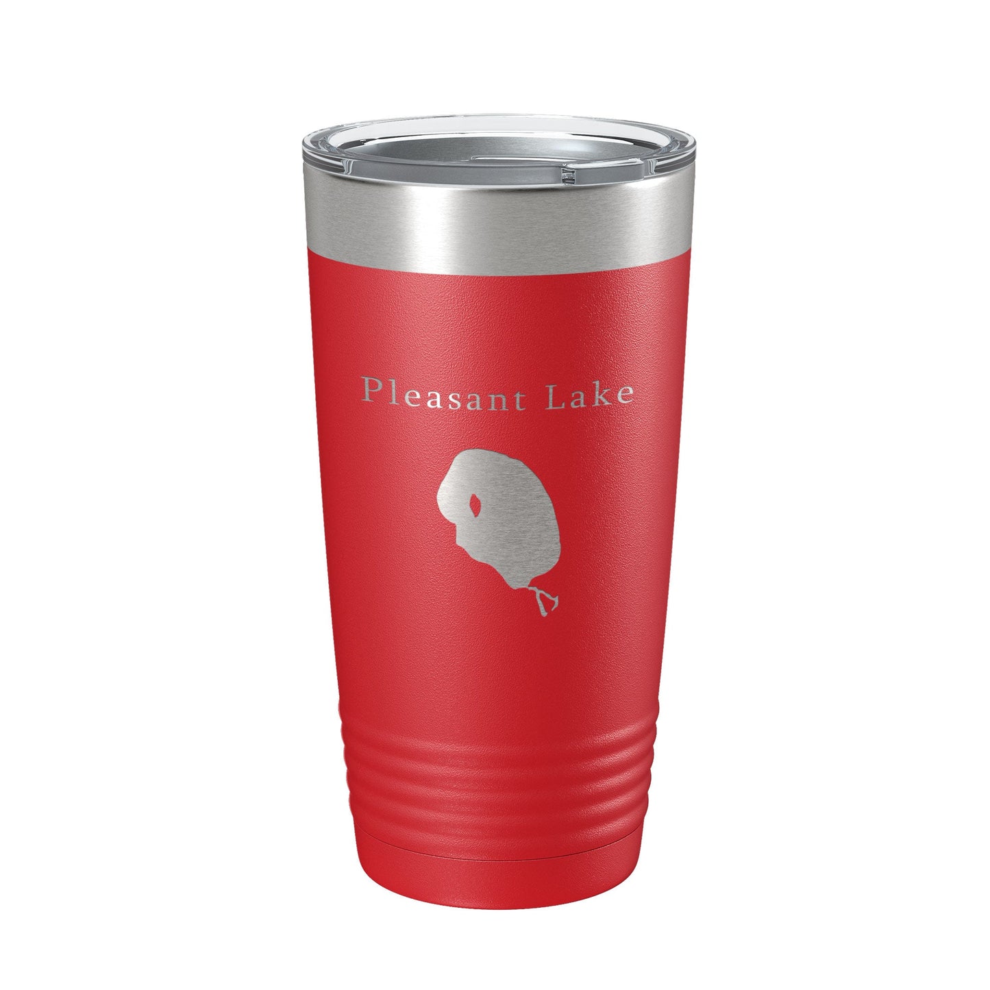 Pleasant Lake Map Tumbler Travel Mug Insulated Laser Engraved Coffee Cup Michigan 20 oz-10