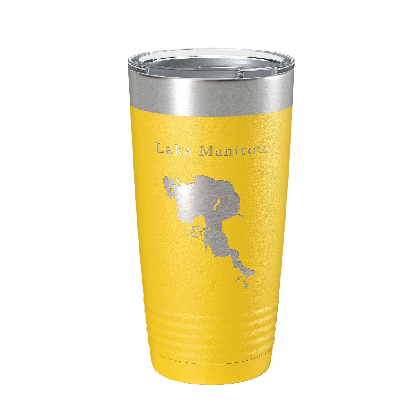 Lake Manitou Map Tumbler Travel Mug Insulated Laser Engraved Coffee Cup Indiana 20 oz-19