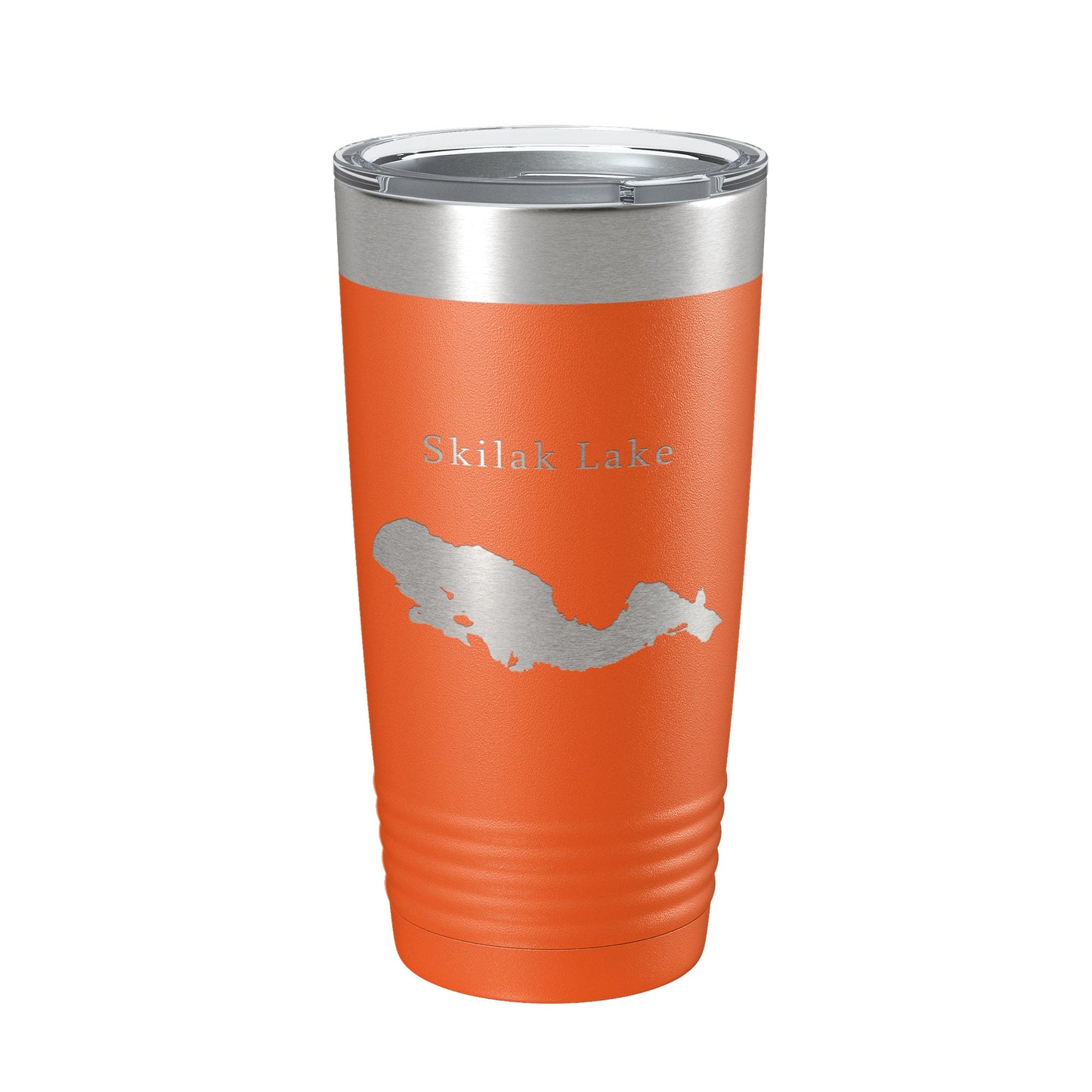 Skilak Lake Map Tumbler Travel Mug Insulated Laser Engraved Coffee Cup Alaska 20 oz-17