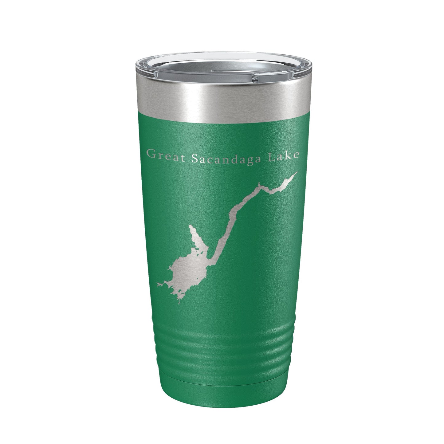 Great Sacandaga Lake Map Tumbler Travel Mug Insulated Laser Engraved Coffee Cup New York 20 oz-9